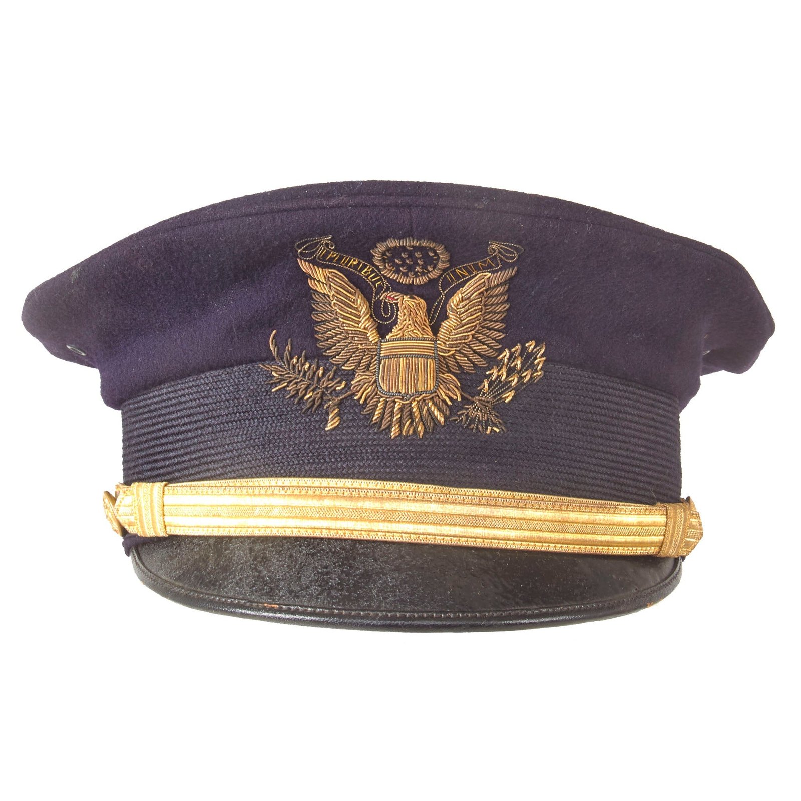 Buy Original U.S. Pre-WWI US Army Named M1902 Visor Cap With Direct Embroidered Bullion Insignia by The Pettibone Bros. - Identified to Sergeant James A. Churm, 12th Infantry, Pennsylvania National Guard - Size 7 | Original Firearms Antique For Sale
