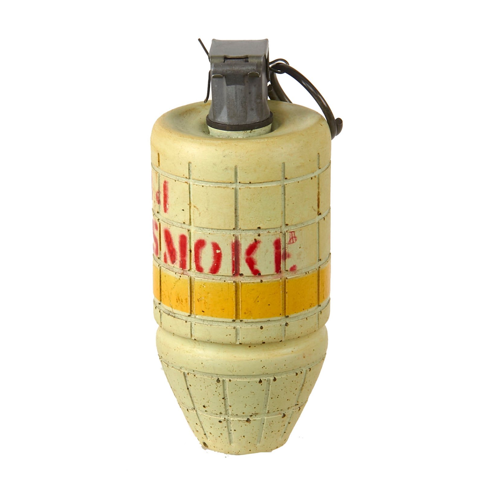 Buy Original Vietnam War Era U.S. M34 Willie Pete Smoke Incendiary Inert Grenade EOD Recognition Trainer | Original Firearms Antique For Sale