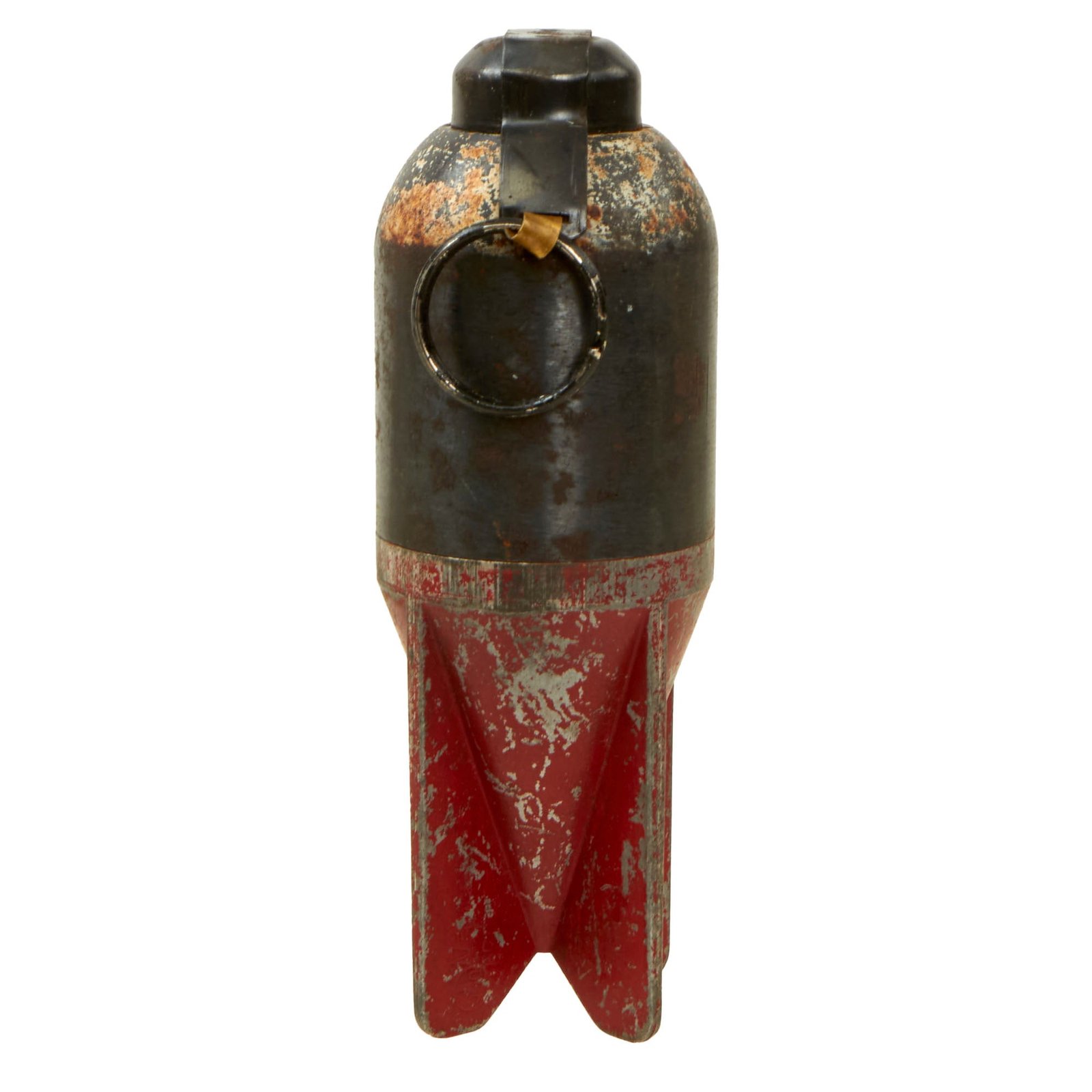 Buy Original Italian WWII "Red Devil" 45mm Brixia Model 35 Mortar Bomb Dated 1942 - Inert | Original Firearms Antique For Sale