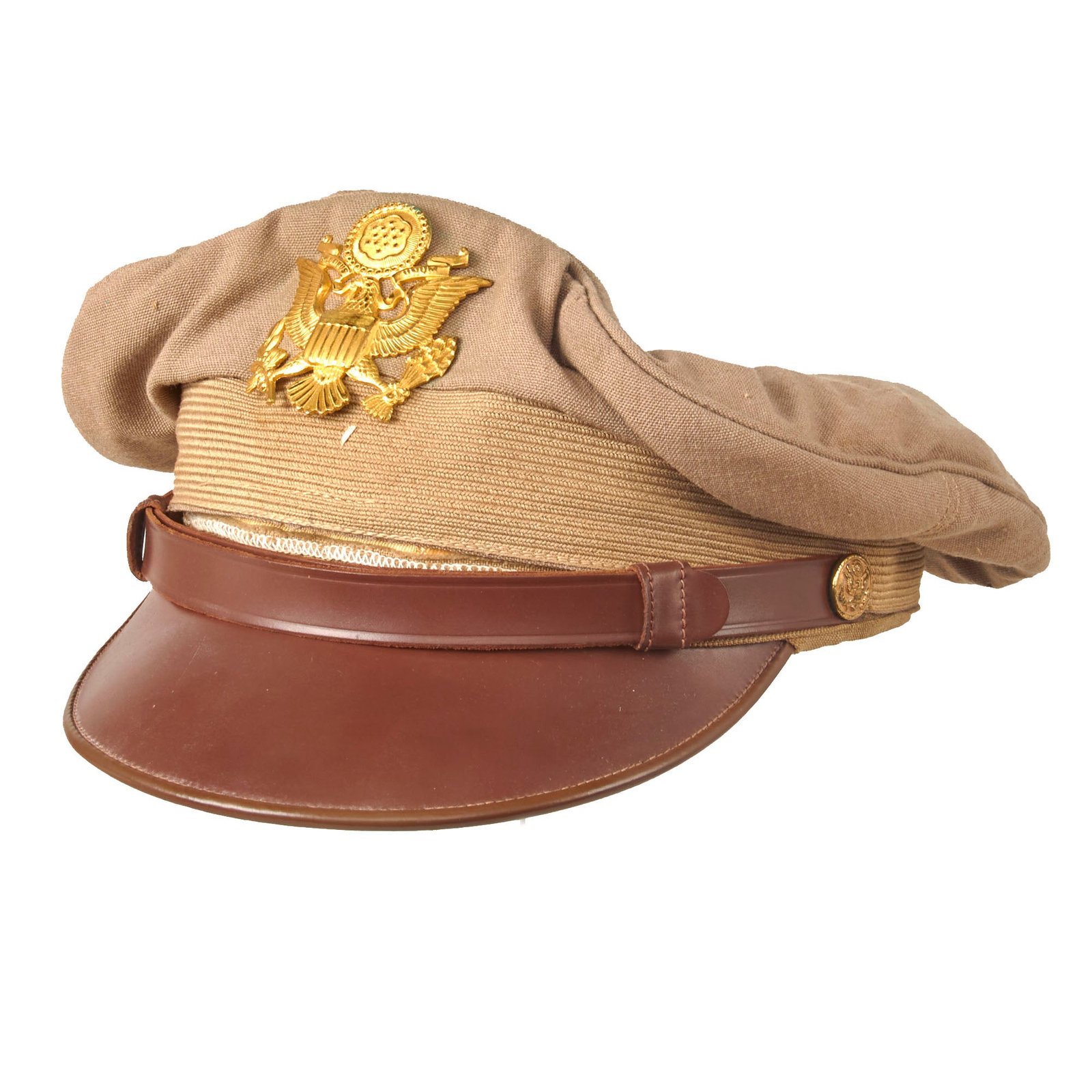 Buy Original U.S. WWII US Army Air Forces Officers “The Fortress” Crusher Cap by Berkshire | Original Firearms Antique For Sale