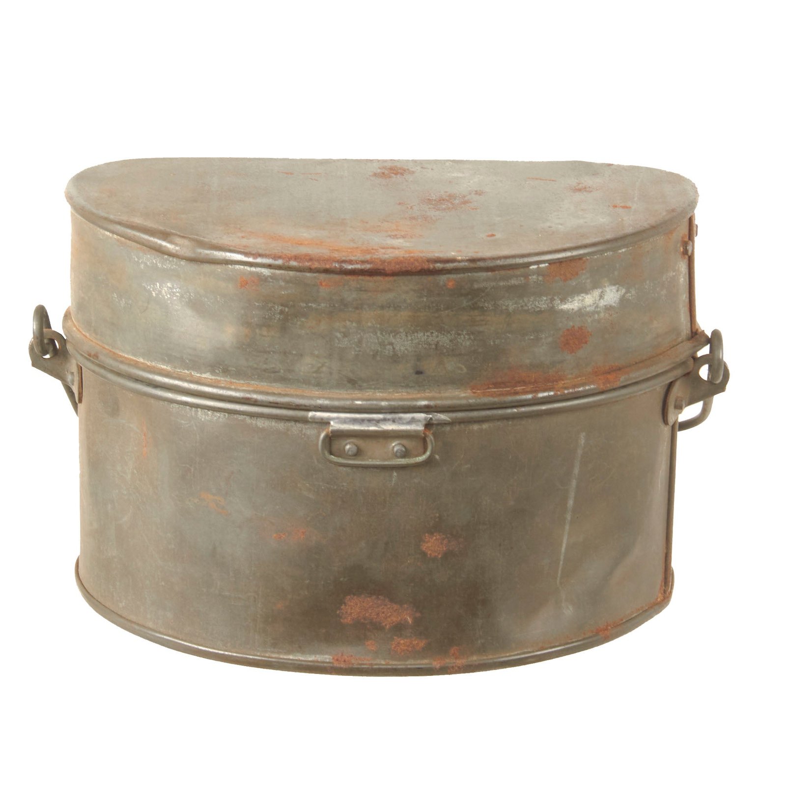 Buy Original British WWI D-Shape Mess Kit Tin - Dated 1918 | Original Firearms Antique For Sale