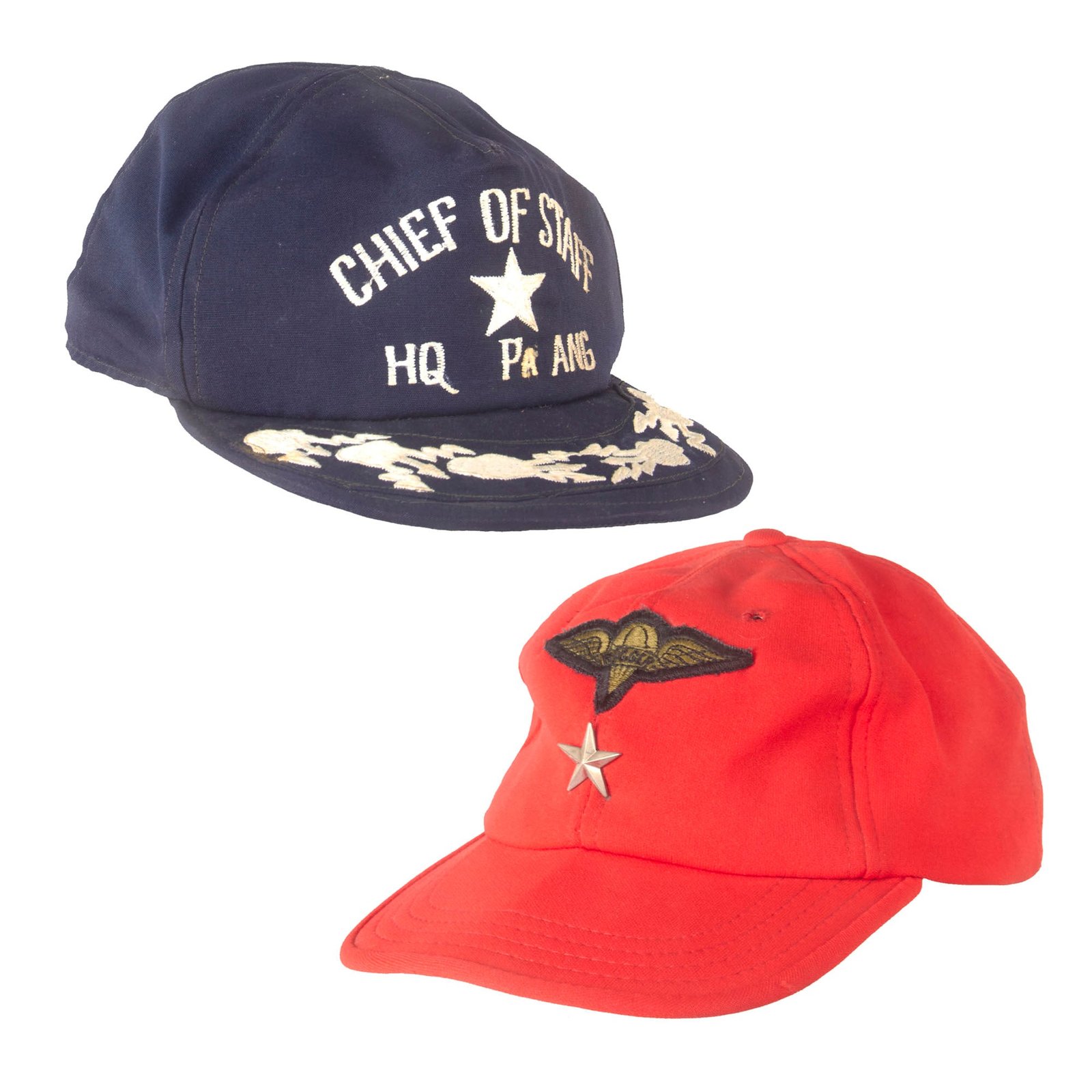 Buy Original U.S. Vietnam War Era Baseball Caps of Brigadier General Richard B. Posey - Pennsylvania Air National Guard Chief of Staff Cap & Brigadier General Rigger Cap | Original Firearms Antique For Sale
