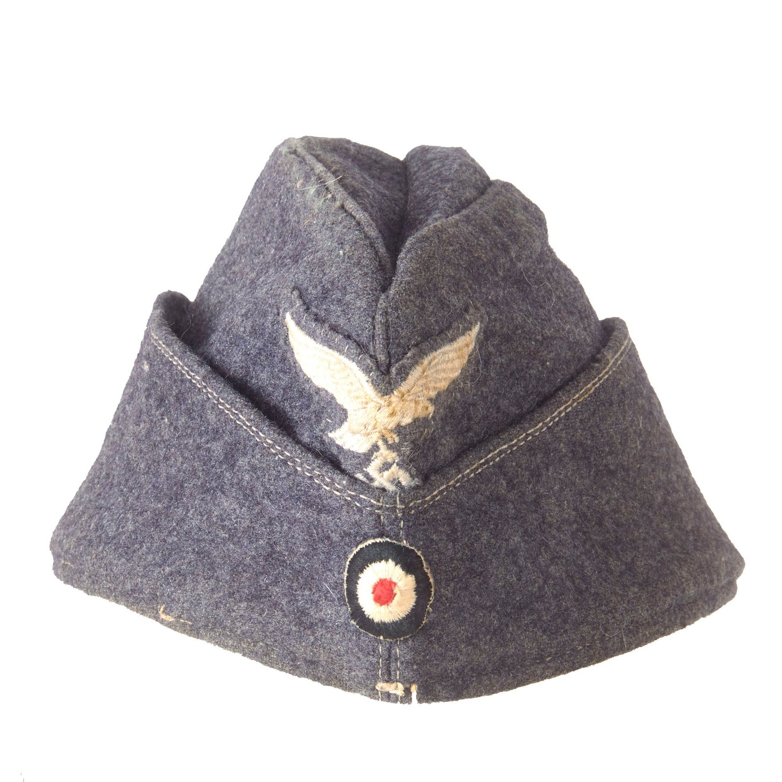 Buy Original German WWII Luftwaffe EM-NCO Wool M38 Overseas Cap | Original Firearms Antique For Sale