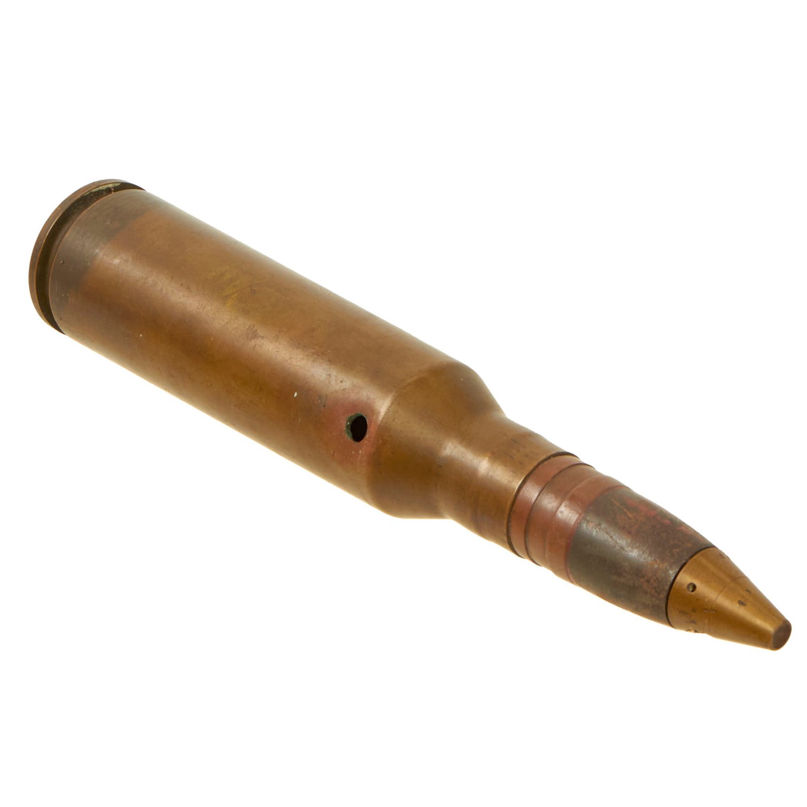 Buy Original Japanese WWII Imperial Japanese Navy INERT 25mm High Explosive Round For The Type 96 Anti-Aircraft Cannon | Original Firearms Antique For Sale
