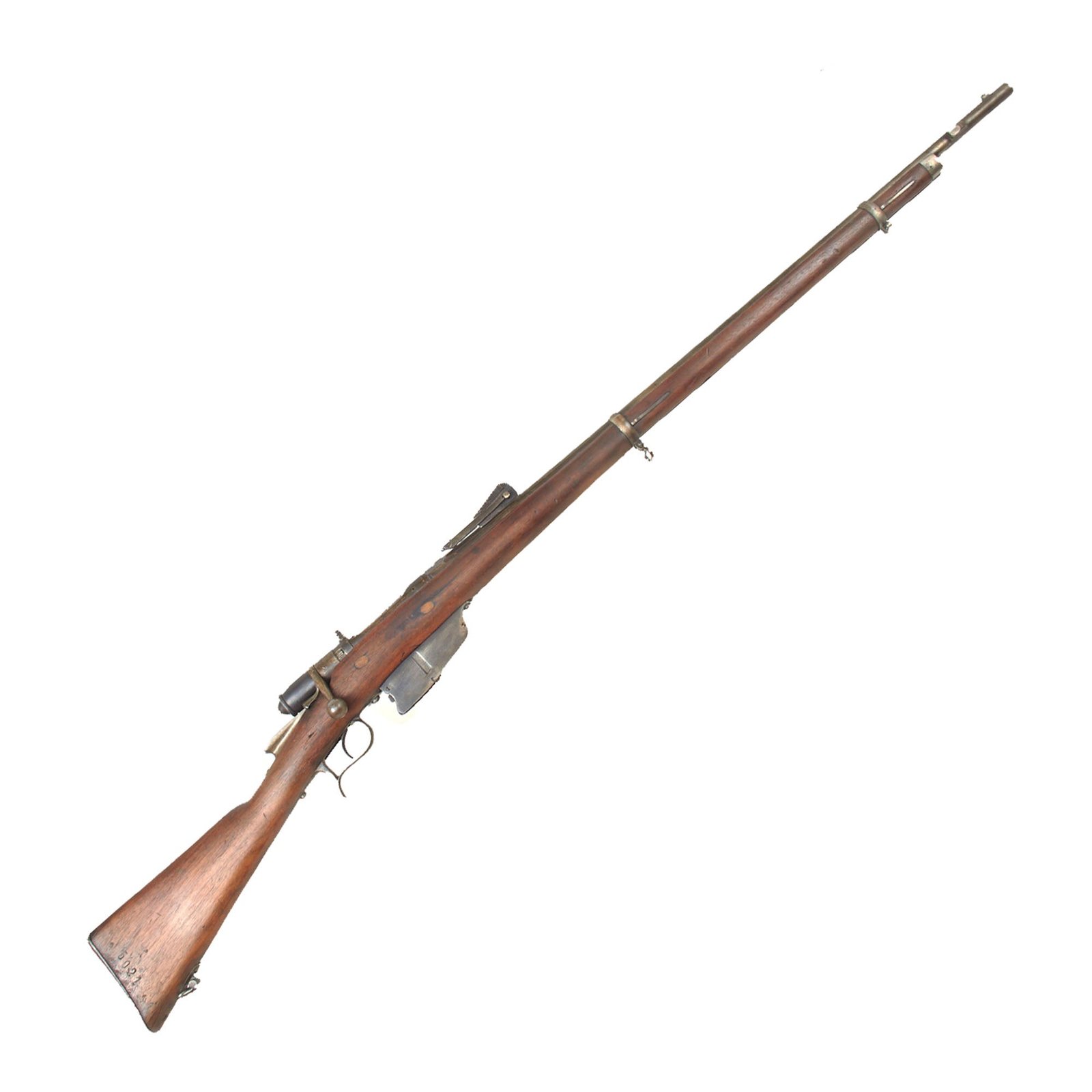 Buy Original Italian Vetterli M1870/87/15 Infantry Rifle Serial VU.7833 by Torre Annunziata Converted to 6.5mm - Dated 1884 | Original Firearms Antique For Sale