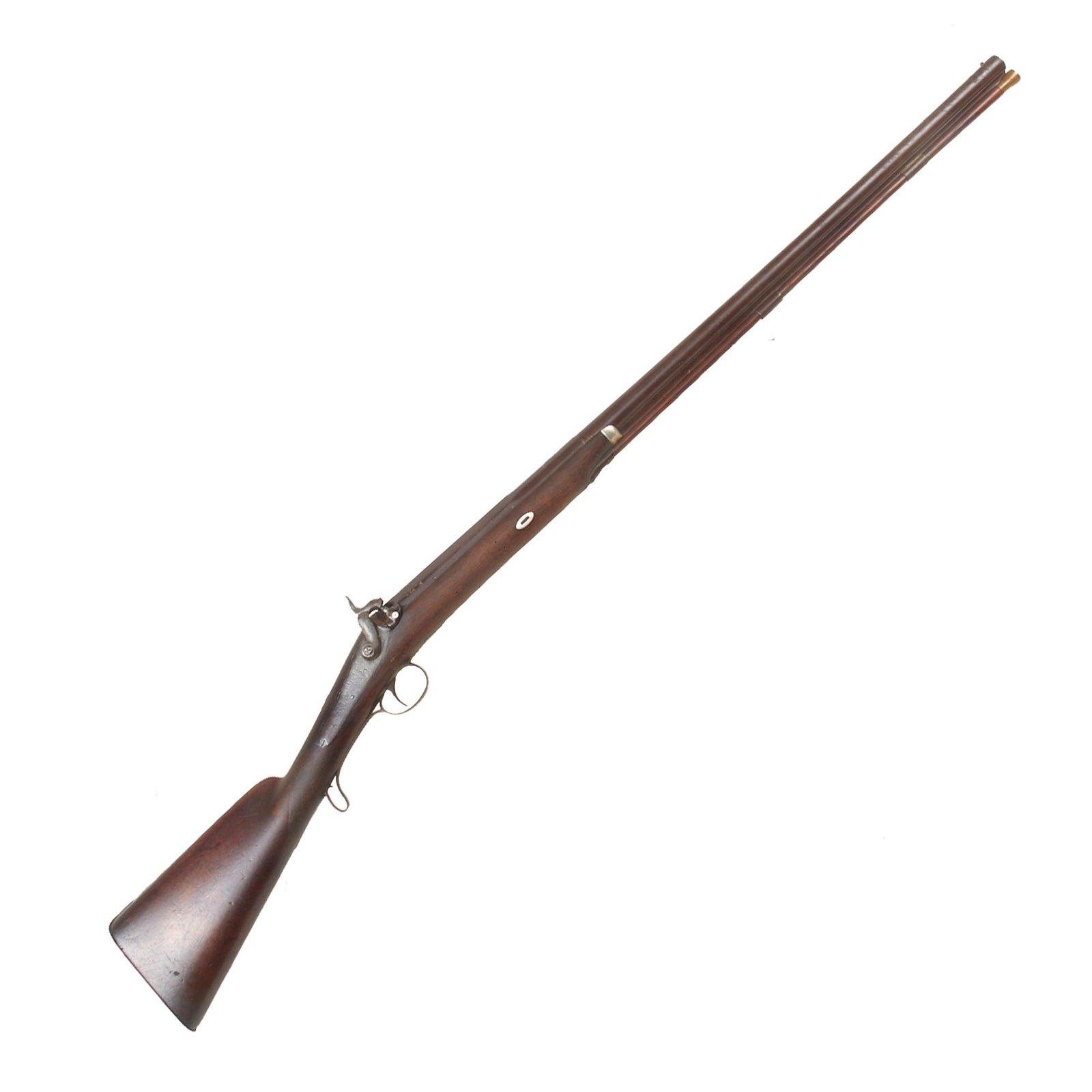 Buy Original British 14 Bore Percussion Single Barrel Fowling Piece by Walker, Barton & Co. with Twist Forged Barrel - Circa 1850 | Original Firearms Antique For Sale