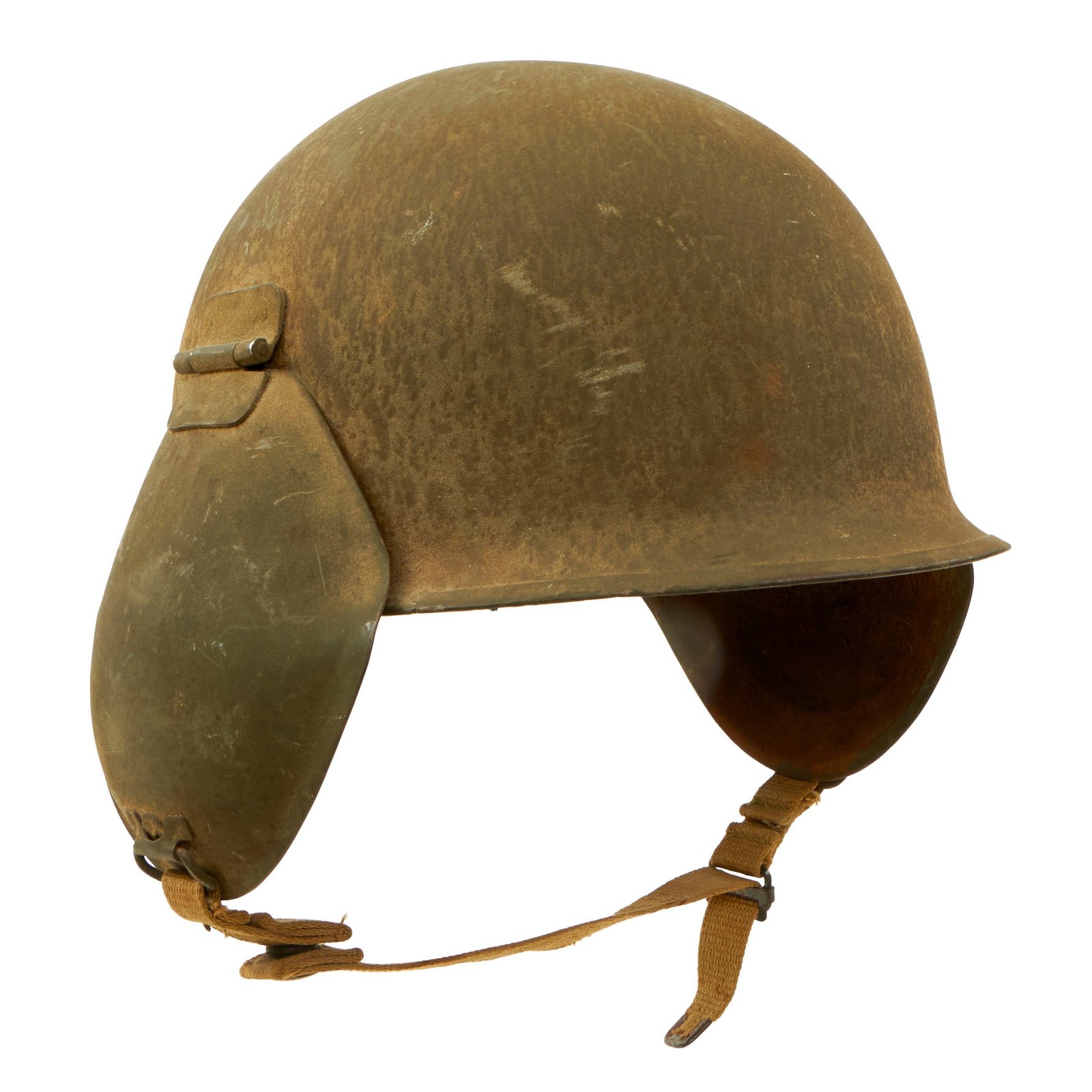 Buy Original U.S. WWII USAAF Bomber Crew M3 Steel FLAK Helmet | Original Firearms Antique For Sale