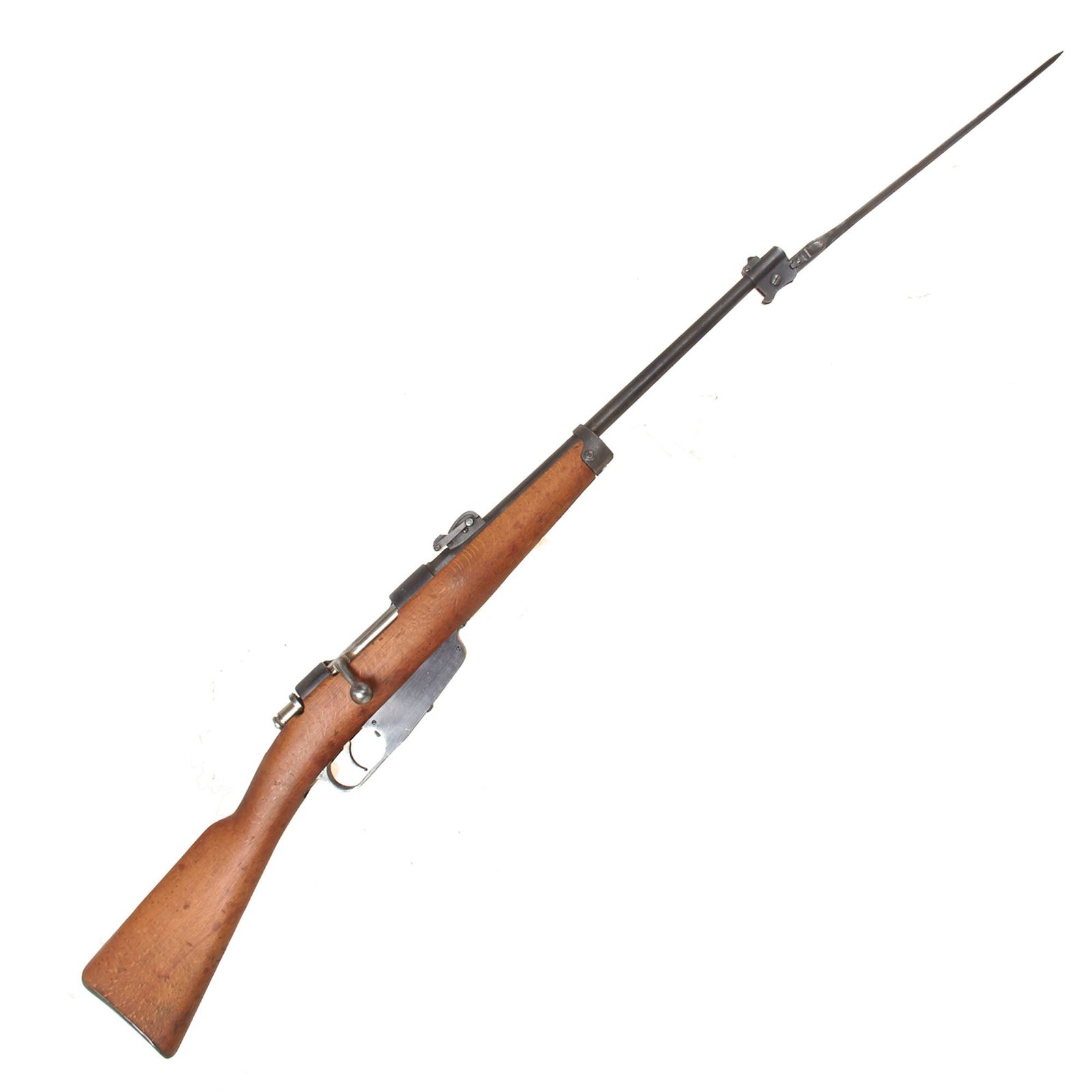 Buy Original Antique Italian Moschetto Modello 1891 Carcano Carbine Serial D 6970 with Folding Bayonet - Dated 1894 | Original Firearms Antique For Sale