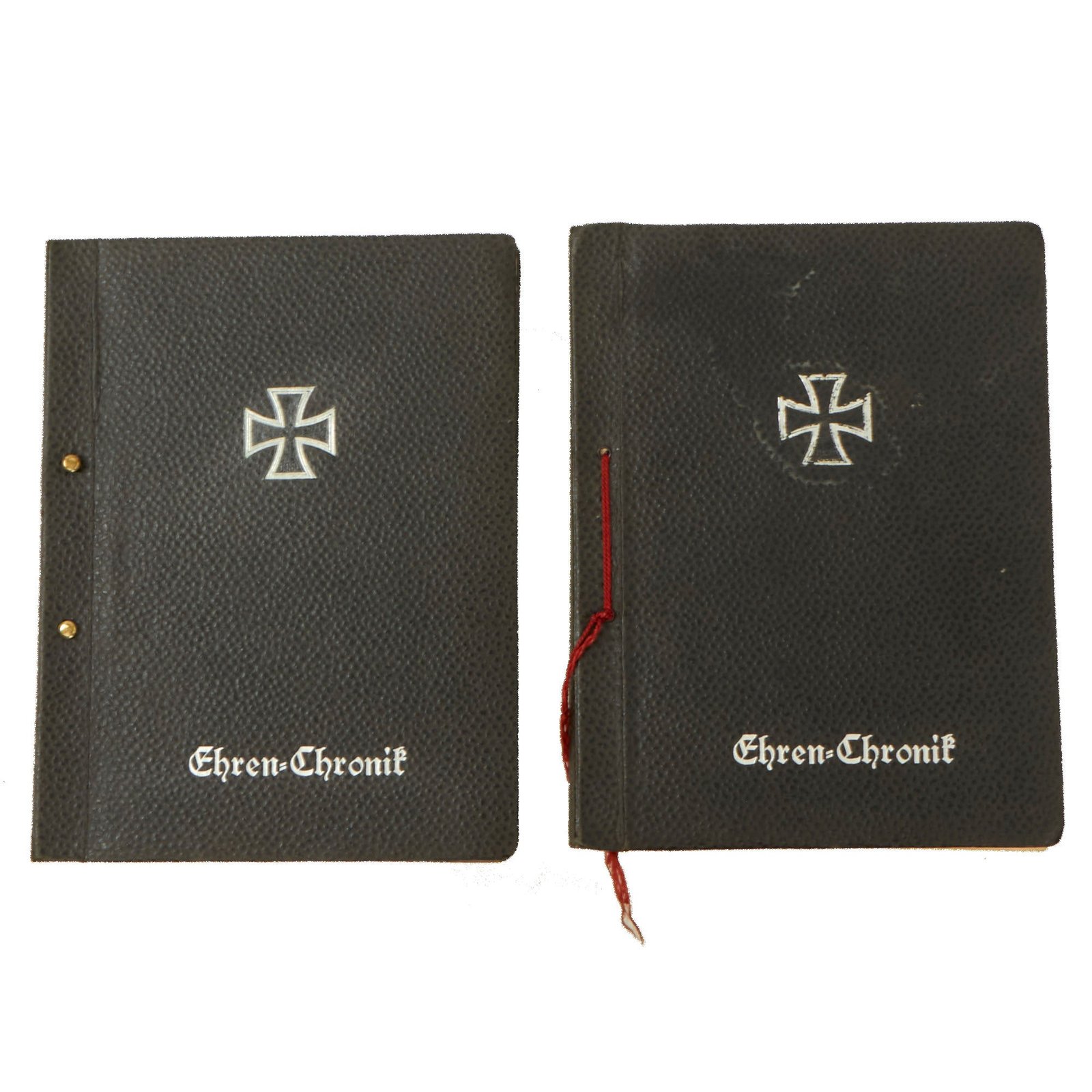 Buy Original German WWII Set of Two Empty “Honor Chronicle” Photo Album Record Books | Original Firearms Antique For Sale