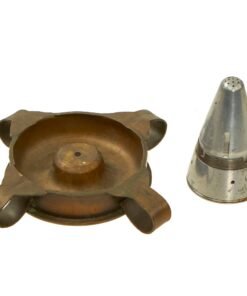 Buy Original German WWII U.S. G.I. Trench Art Made from Flak 88 Components - Shell Casing Ashtray & Fuze Pepper Shaker - Inert | Original Firearms Antique For Sale