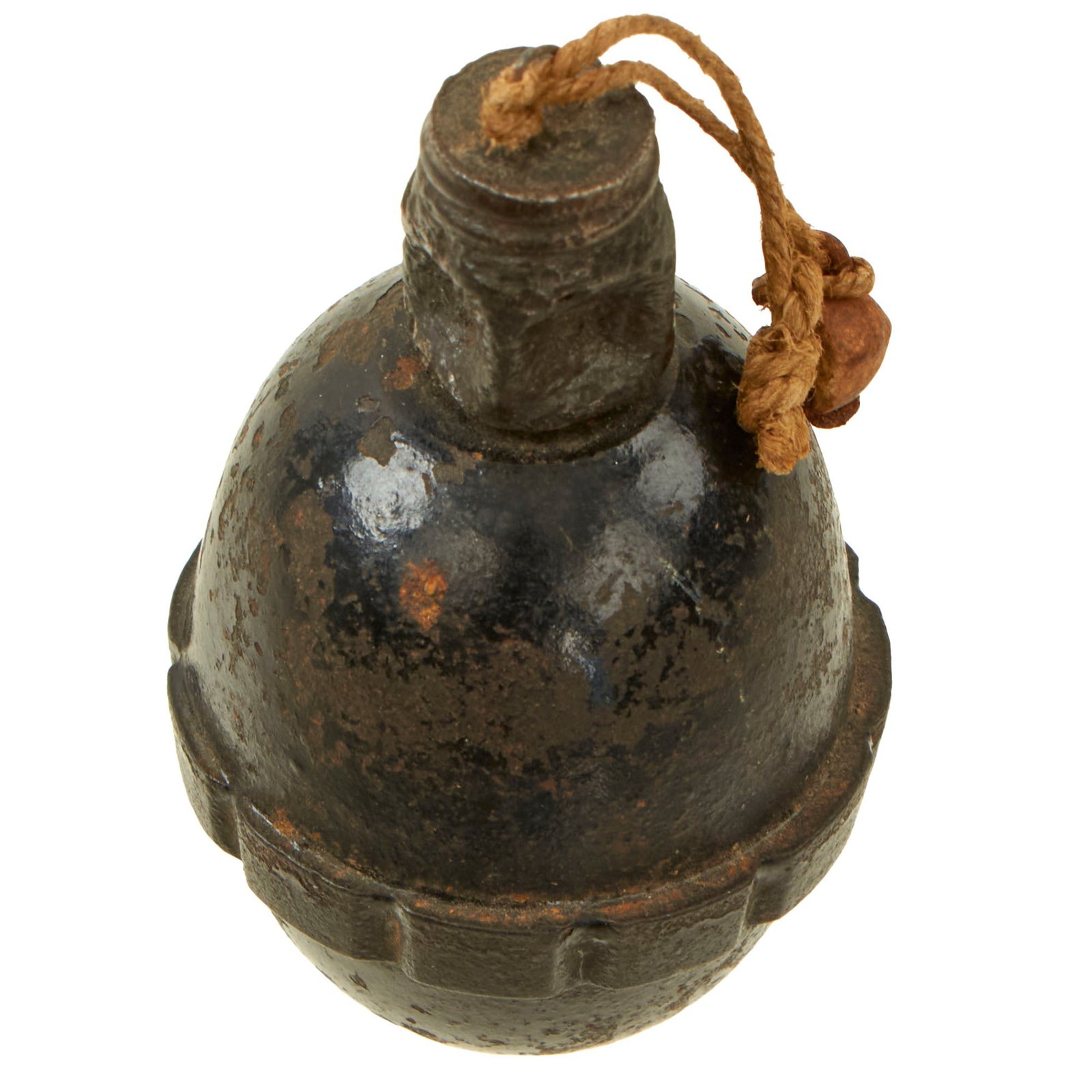 Buy Original German WWI Model 1917 n/A Inert Egg Hand Fragmentation Grenade - Eierhandgranate | Original Firearms Antique For Sale