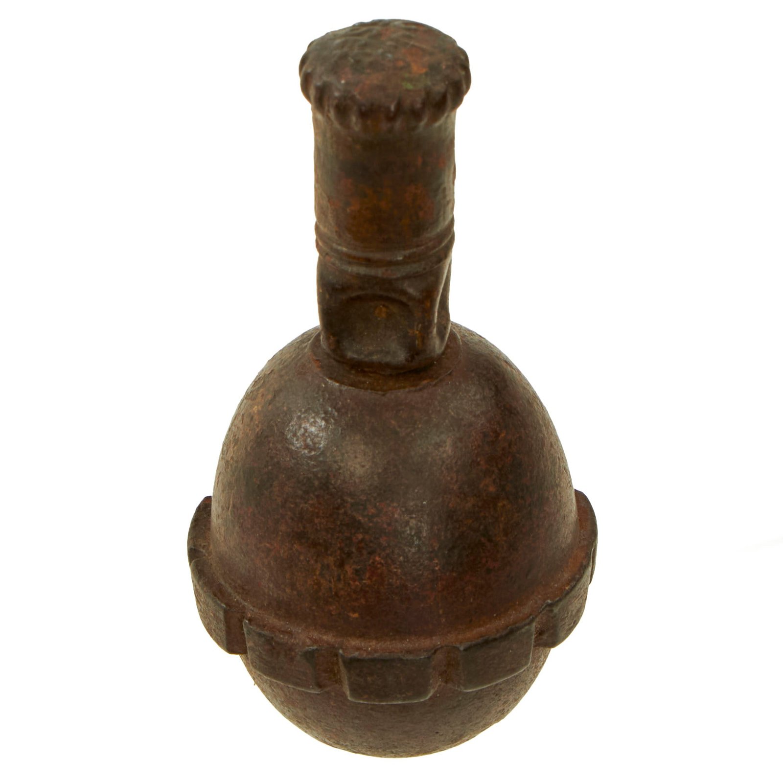 Buy Original German WWI Model 1917 n/A Inert Egg Hand Fragmentation Grenade - Eierhandgranate | Original Firearms Antique For Sale