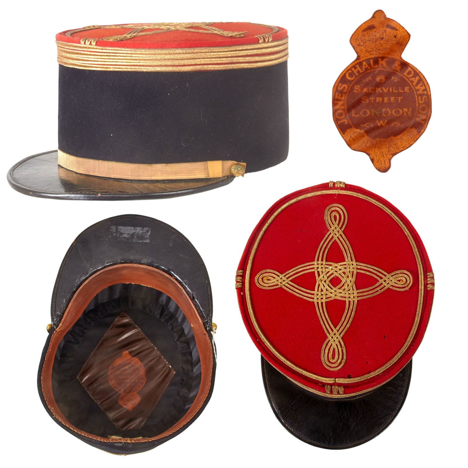 Buy Original French WWI British-Made Private Purchase Field Artillery Officer Commandant's Kepi - Extremely Rare | Original Firearms Antique For Sale