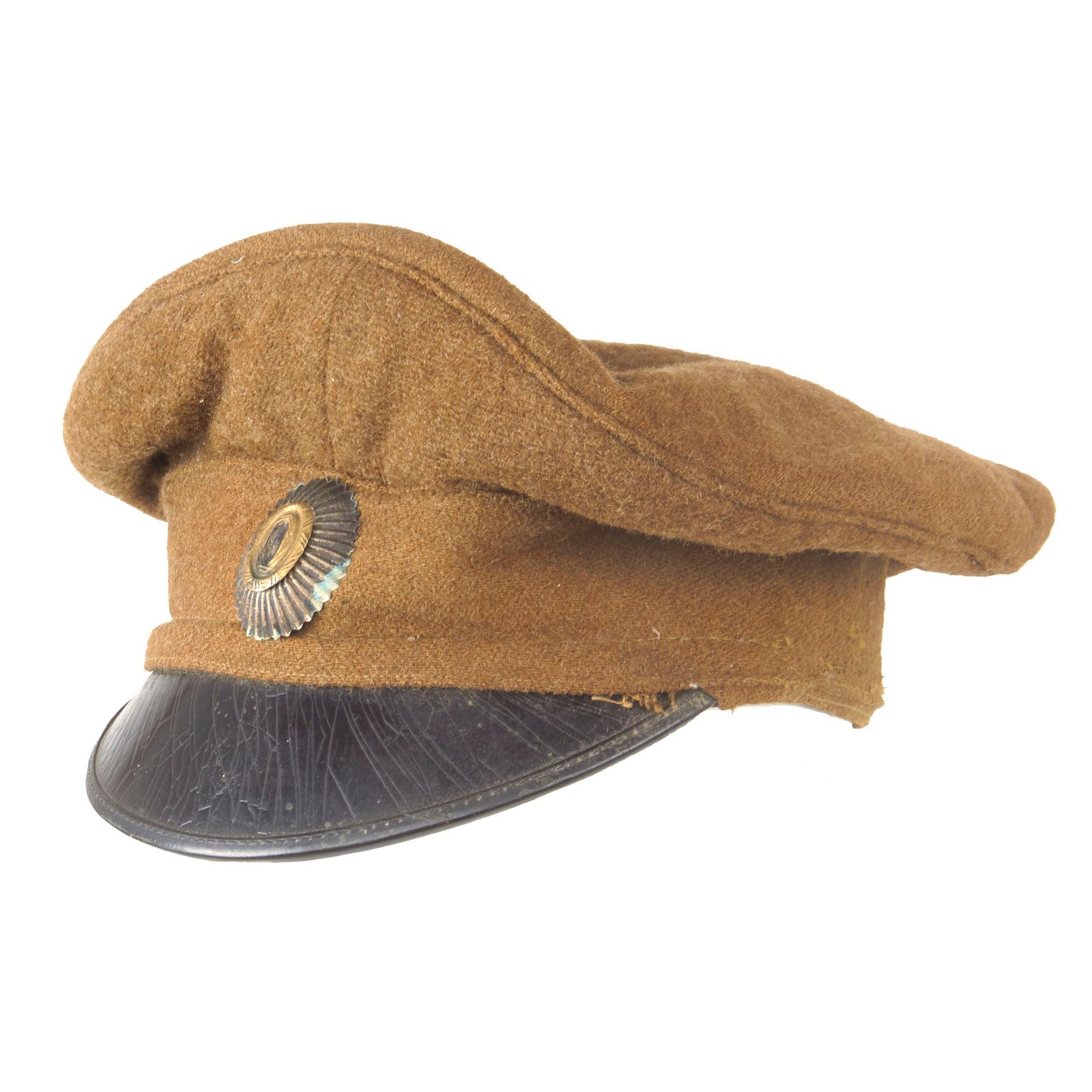 Buy Original WWI Imperial Russian Enlisted Man’s Wool Visor Cap with Officer’s Cockade | Original Firearms Antique For Sale