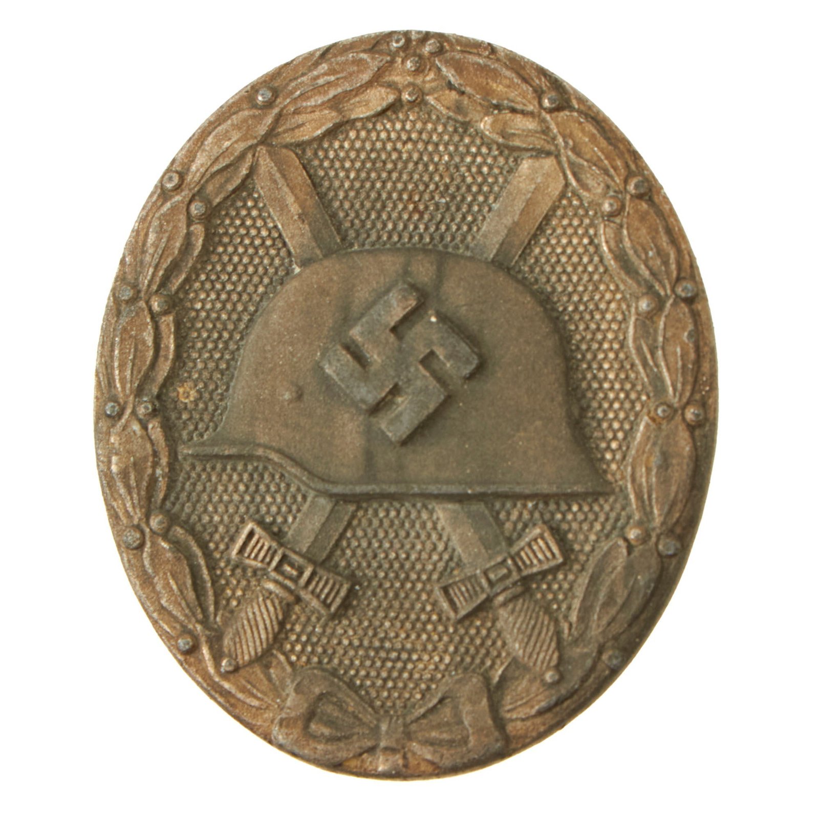 Buy Original German WWII Second Class Silver Wound Badge by Klein & Quenzer A.G - Solid Back | Original Firearms Antique For Sale