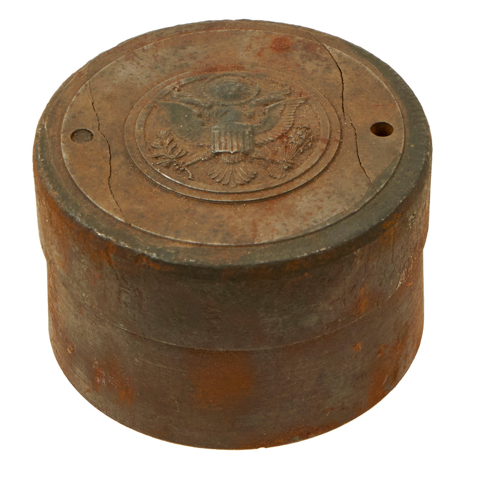 Buy Original U.S. WWI Manufacturing Die for Enlisted Man’s Visor Cap Badge | Original Firearms Antique For Sale