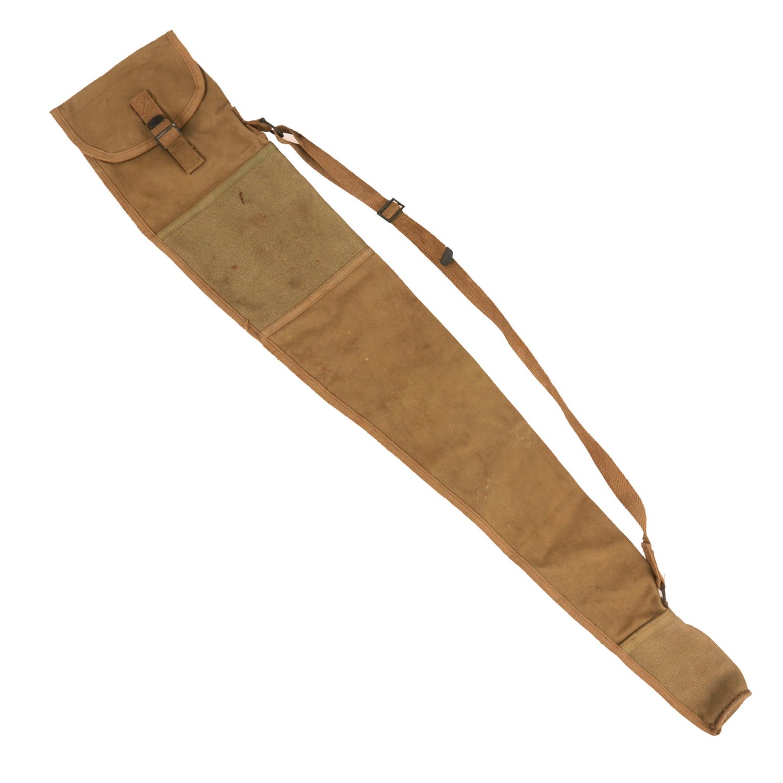 Buy Original U.S. WWI M1903 Springfield & M1917 Enfield Rifle Canvas Carry Case by Brauer Bros. - Dated 1918 | Original Firearms Antique For Sale