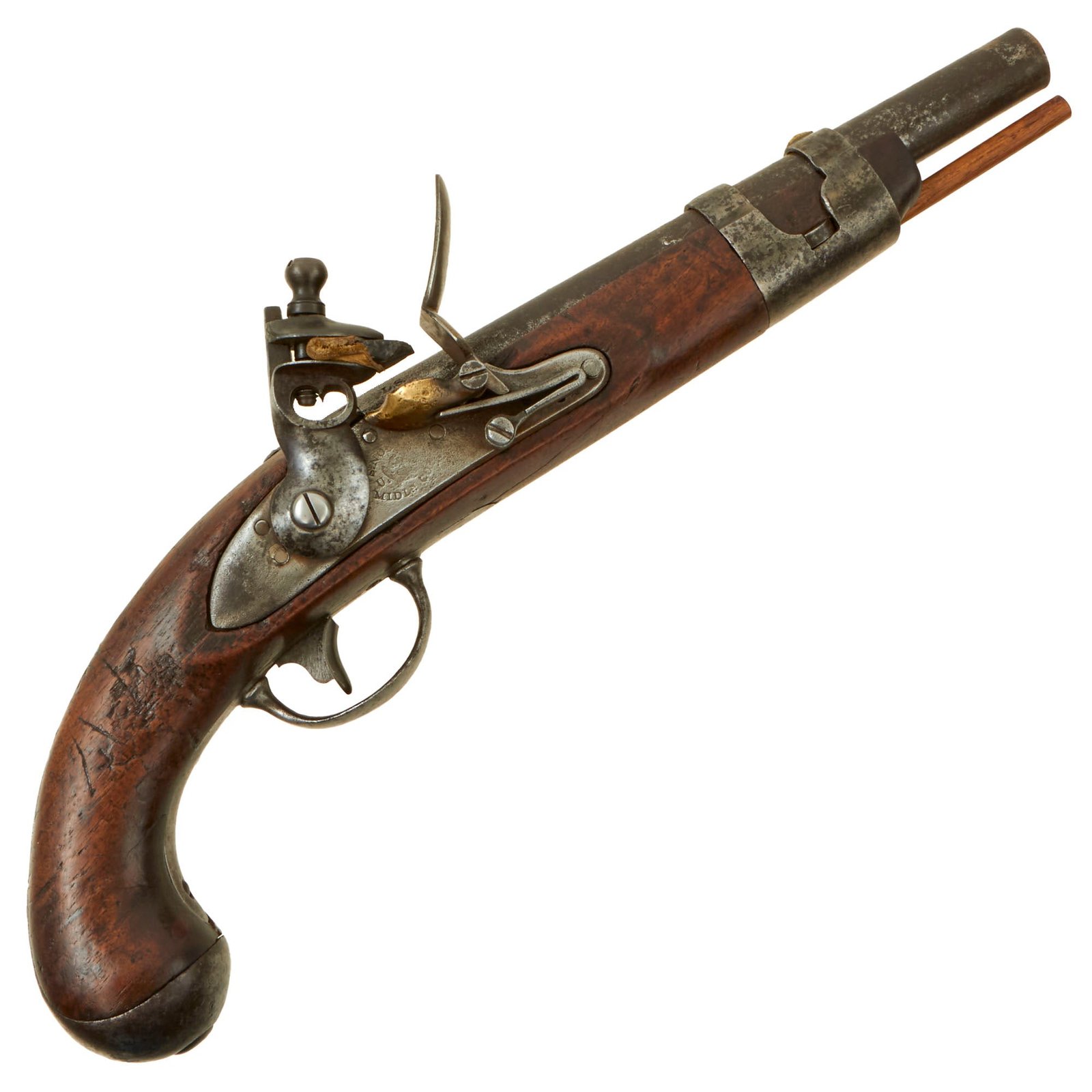 Buy Original U.S. Model 1816 Flintlock Pistol by Simeon North of Middletown Connecticut - Unconverted | Original Firearms Antique For Sale