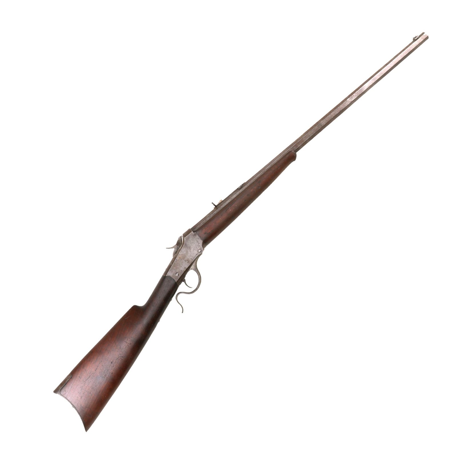 Buy Original U.S. Winchester Model 1885 "Low Wall" .22 WCF Single Shot Rifle with 26" Octagonal Barrel Made in 1888 - Serial 29705 | Original Firearms Antique For Sale
