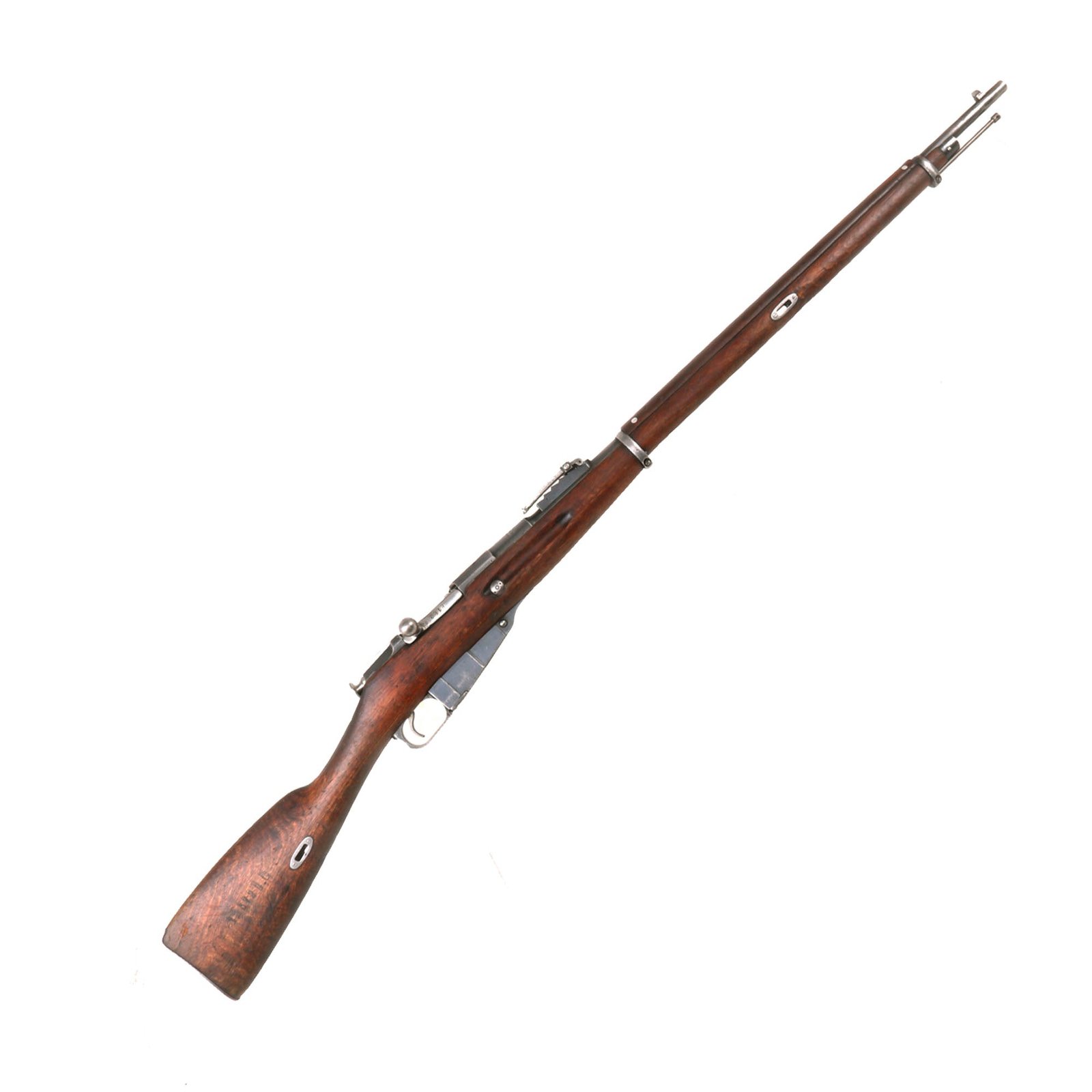 Buy Original Antique Imperial Russian Mosin-Nagant M1891 Three-Line Infantry Rifle by Sestroretsk Arsenal Serial 18465 dated 1895 - No Finnish Markings | Original Firearms Antique For Sale