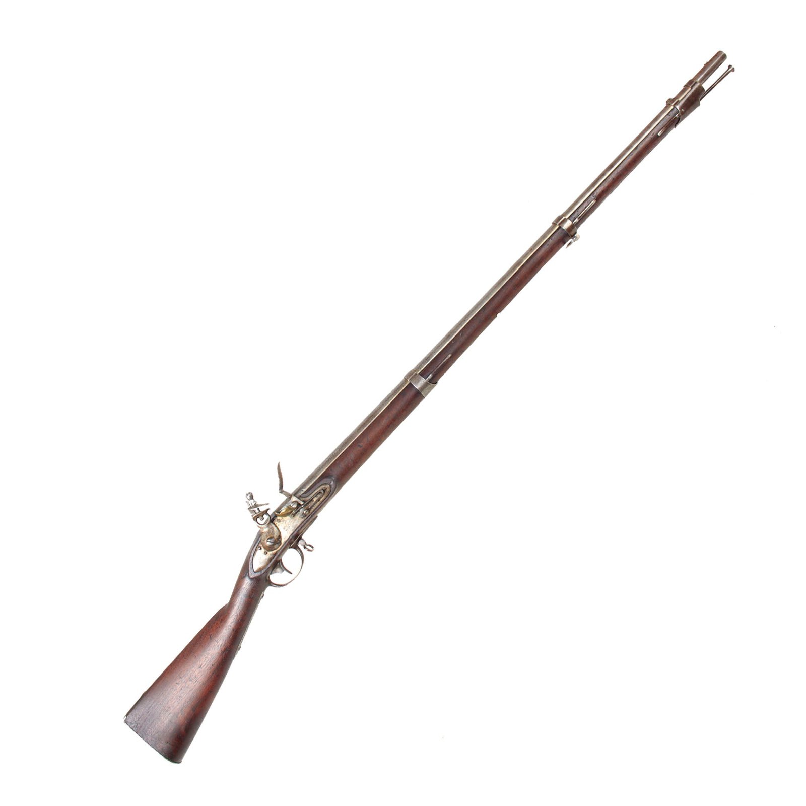 Original U.S. Springfield Model 1816 Contract Flintlock Musket by Lemuel Pomeroy Dated 1820 with New York State Marking - Unconverted