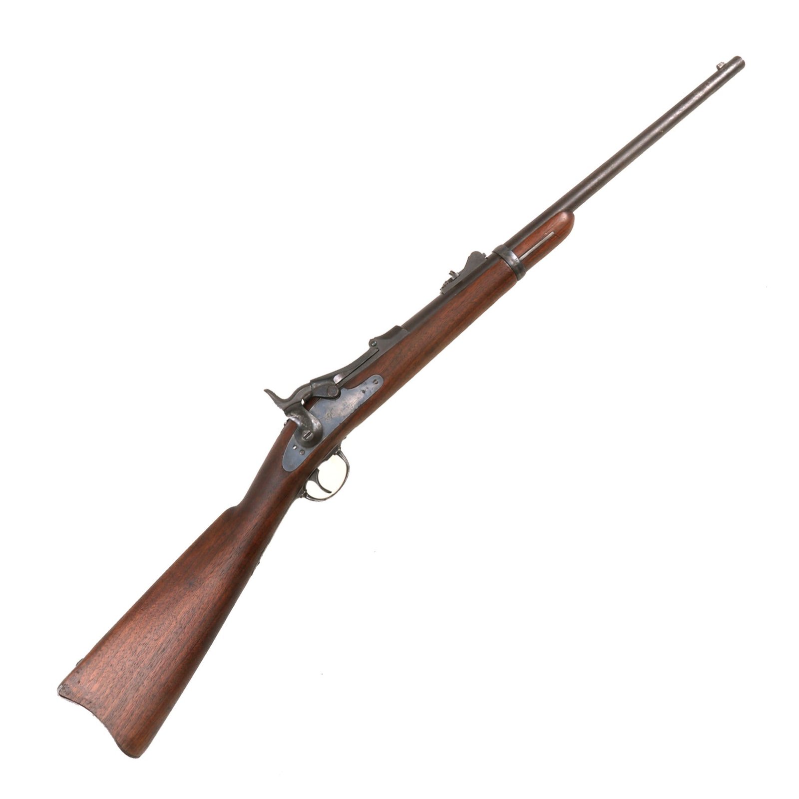 Buy Original U.S. Indian Wars General Custer Serial Range Springfield Trapdoor Model 1873 Saddle Ring Carbine Serial 35695 - Possible 7th Cavalry Issue - Made in 1875 | Original Firearms Antique For Sale
