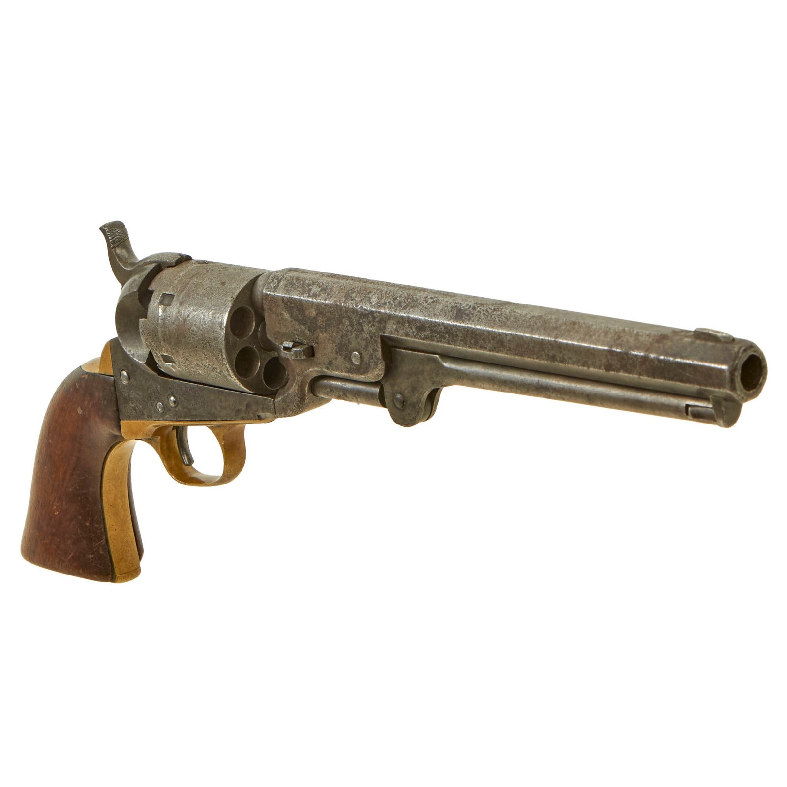 Buy Original U.S. Civil War Colt Model 1851 Navy .36cal Percussion Revolver with U.S. Surcharge Made in 1856 - Serial 64406 | Original Firearms Antique For Sale