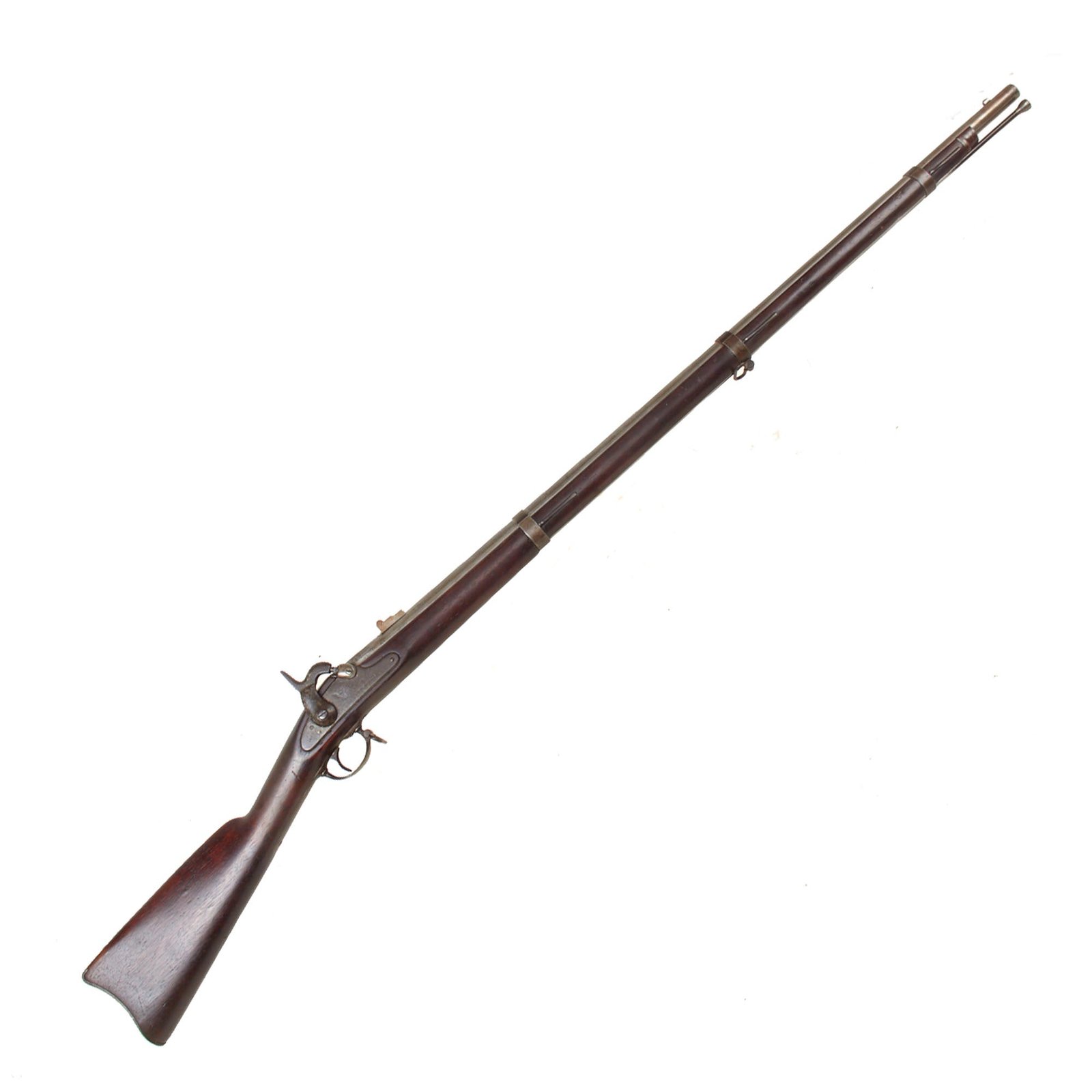 Buy Original U.S. Civil War Springfield Model 1861 Rifled Musket by Springfield Arsenal - Dated 1862 and 1863 | Original Firearms Antique For Sale