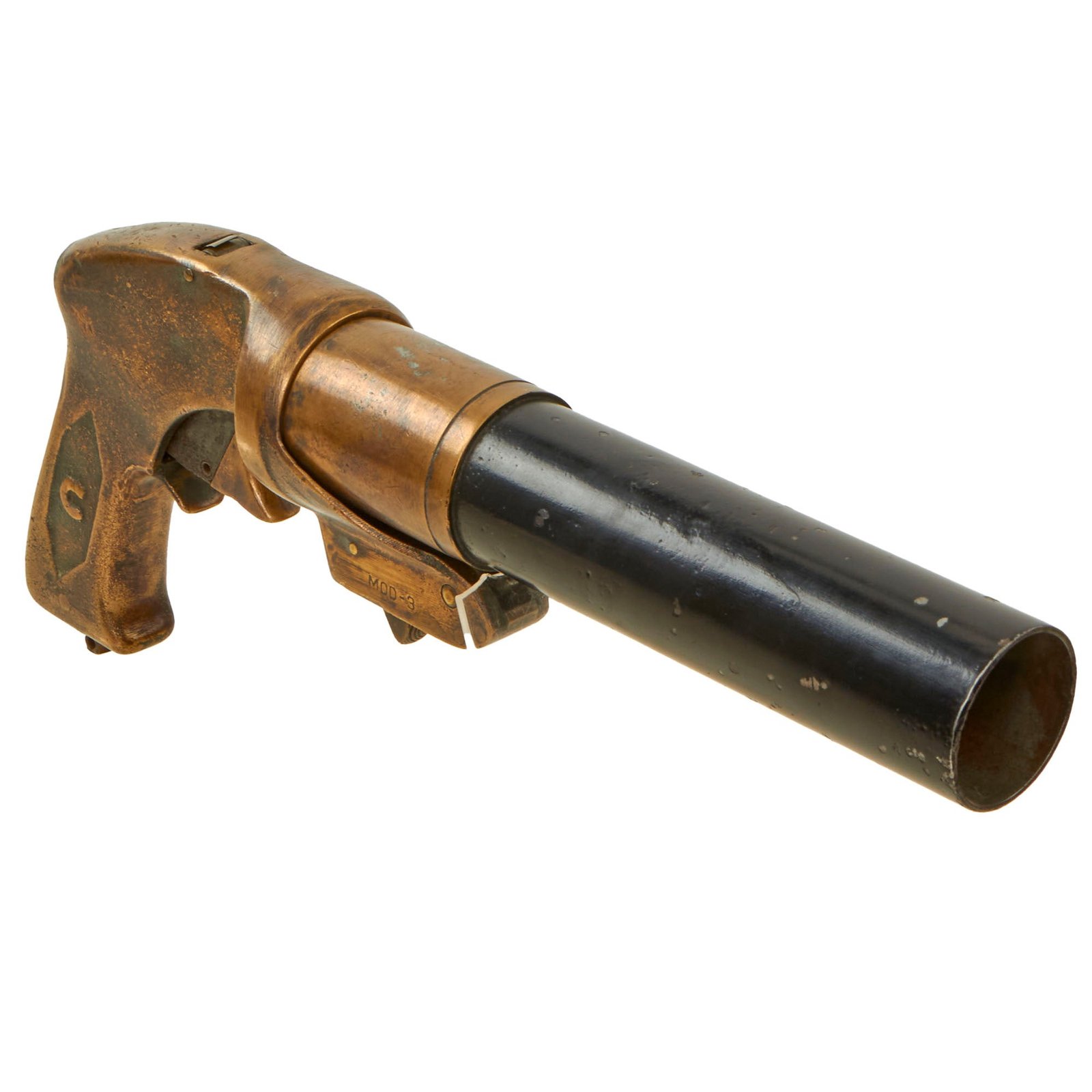 Buy Original U.S. WWII US Navy 37mm Model 3 Flare Signal Pistol by Columbia Apparel Corporation | Original Firearms Antique For Sale