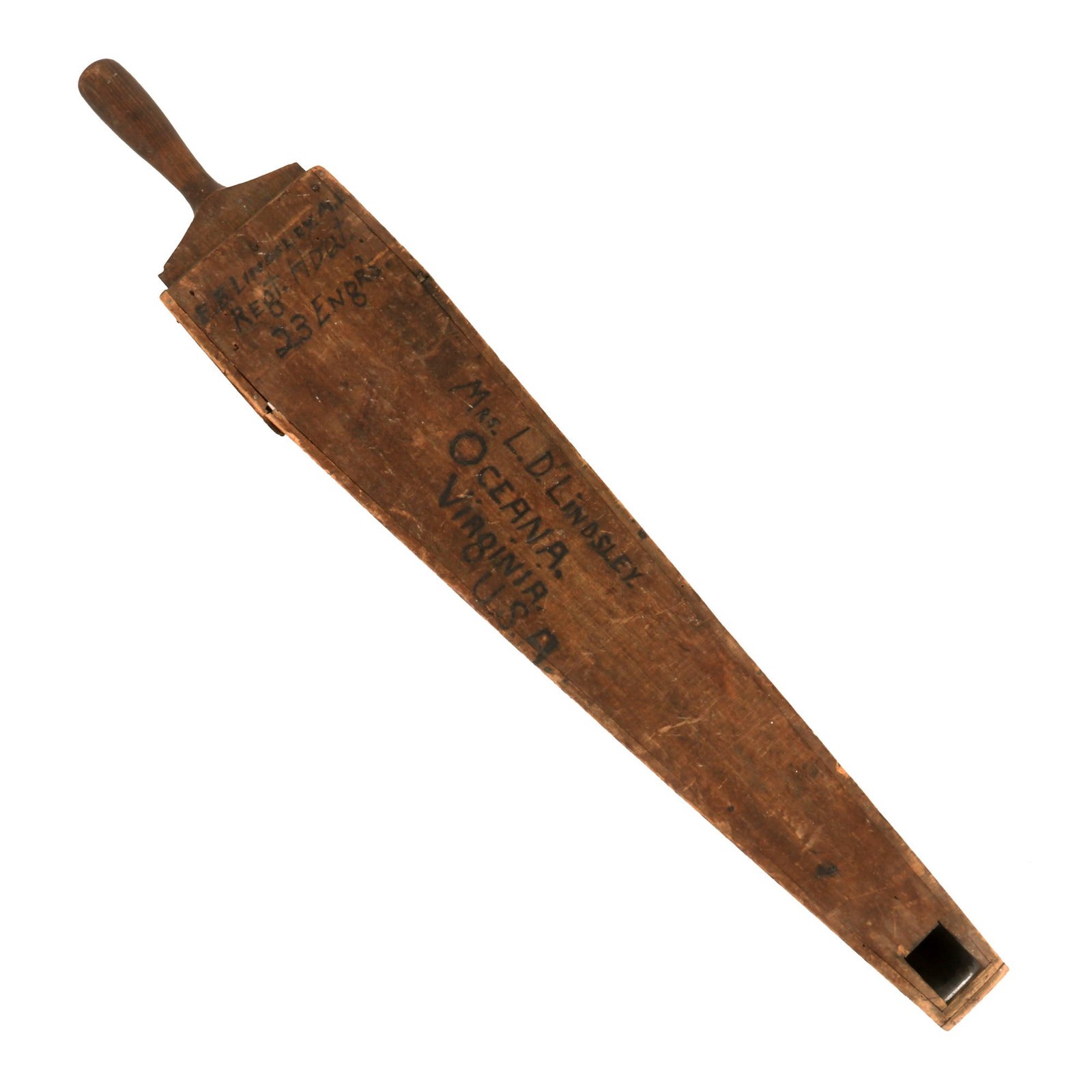 Buy Original German WWI U.S. Captured Trench Periscope with Send-Home Address - 23rd Engineer Regiment - Master Engineer Edwin B. Lindsley | Original Firearms Antique For Sale