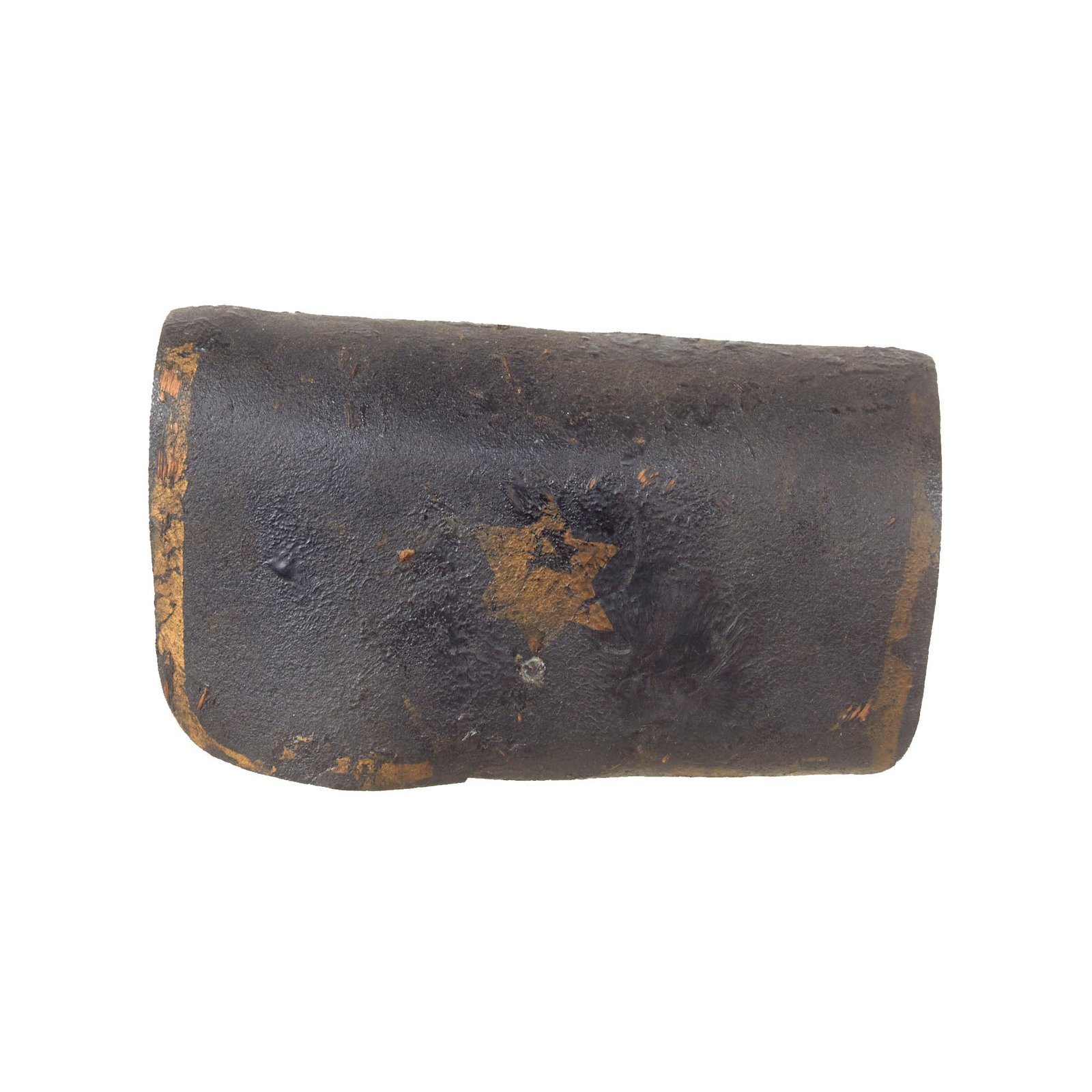Buy Original War of 1812 Era American Militia Cartridge Box with Tins & Detached Carrying Strap - Painted Front Flap | Original Firearms Antique For Sale