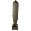 Original U.S. Cold War Navy Practice Bomb MK15 Mod 4 Painted OD Green with Added Door - Inert