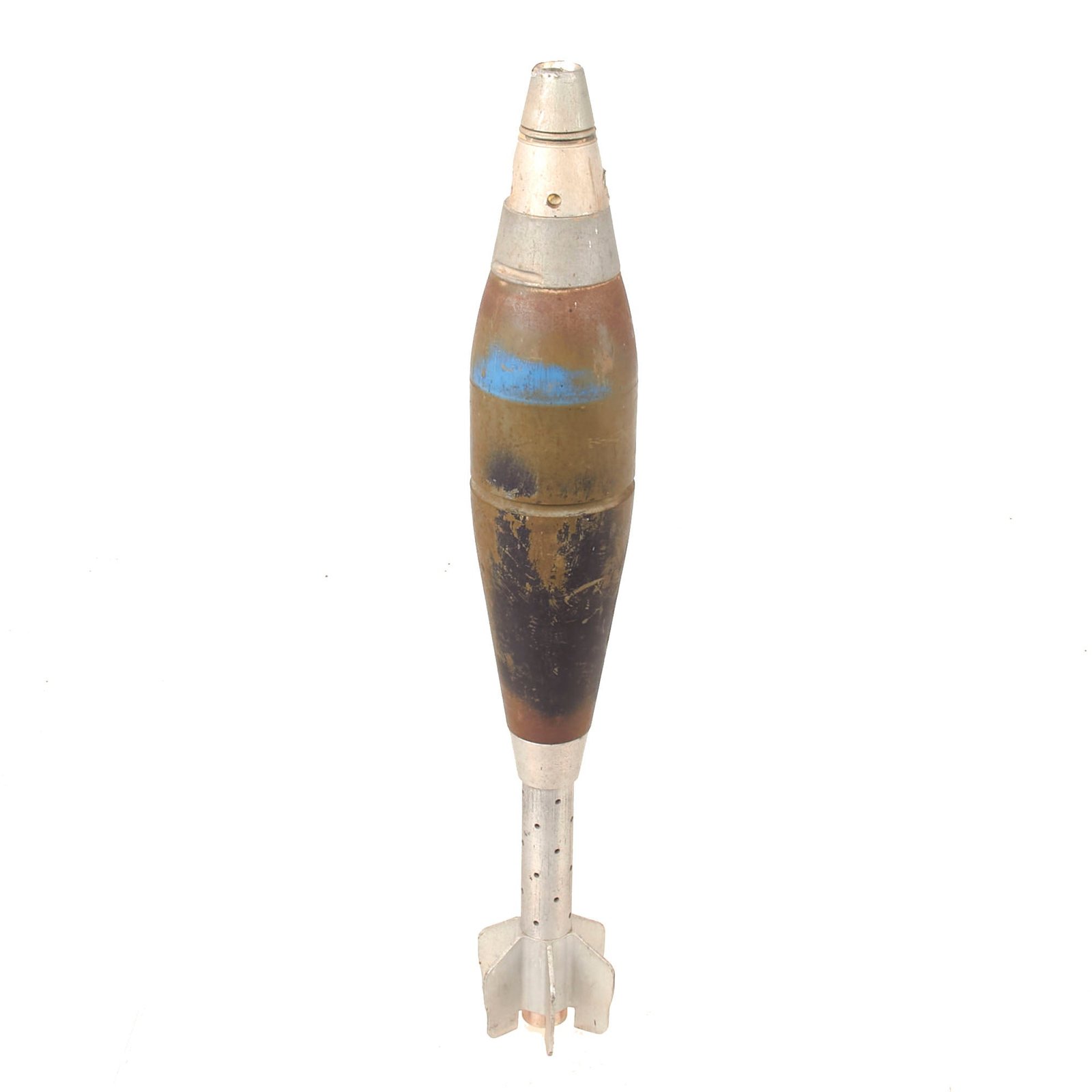 Buy Original U.S. Vietnam War Inert M374A1 Practice HE 81mm Mortar Round - Dated 1971 | Original Firearms Antique For Sale