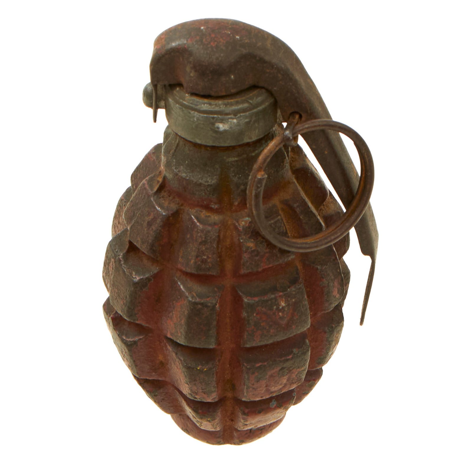 Buy Original French WWI F1 Practice Hand Grenade with Billant Modèle 1916 Fuse - Inert | Original Firearms Antique For Sale