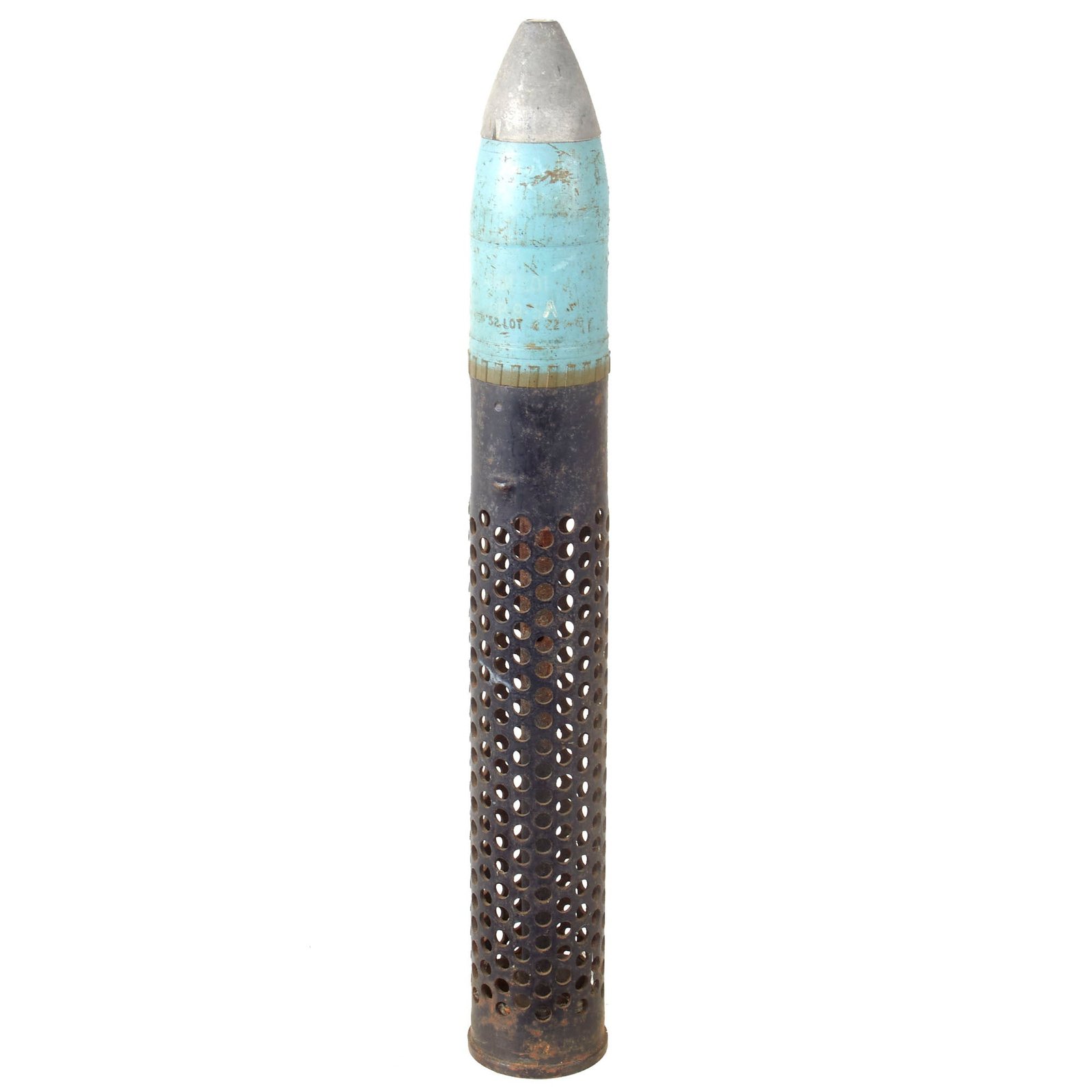 Original U.S. Korean War Era 1952 & 1955 Dated Inert 57mm M306 HE Round For The M18 Recoilless Rifle