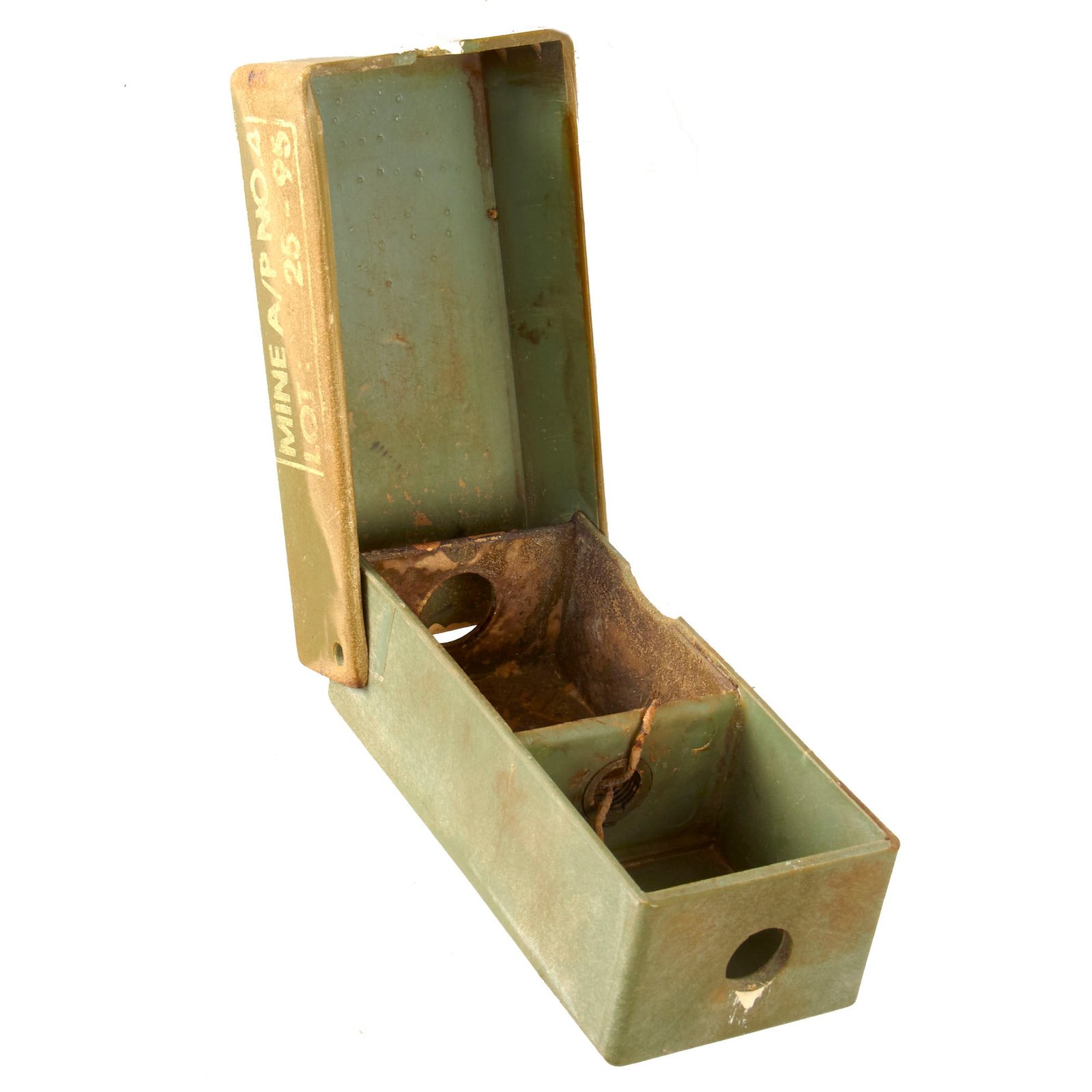 Original Israeli No. 4 Anti-Personnel Plastic Mine Based on German WWII Schu-Mine - Inert