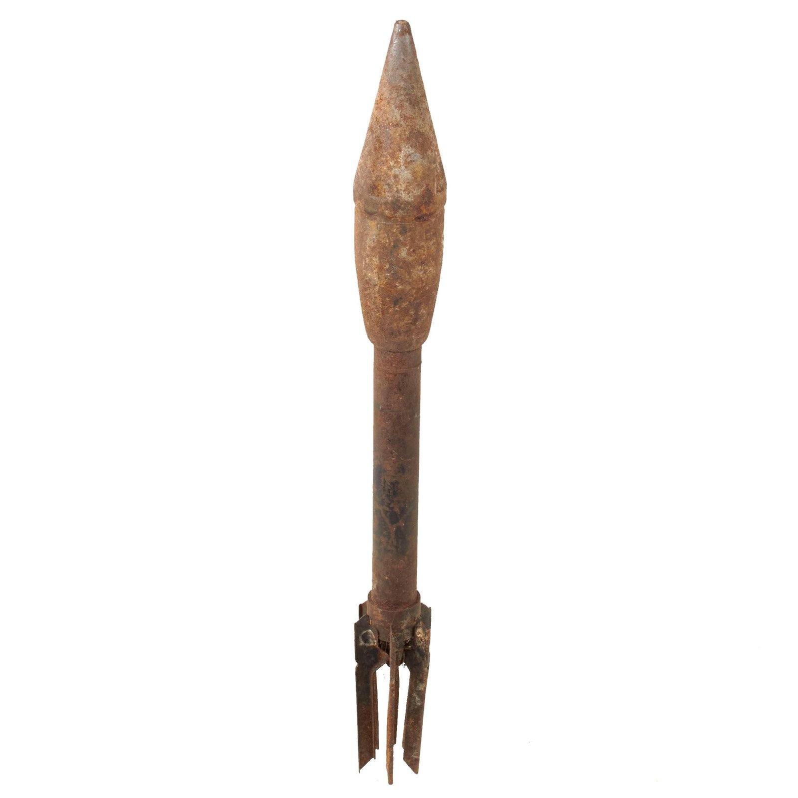 Original U.S. WWII M7A1 Anti-Tank Practice Rocket for the M1 and M1A1 2.36 Inch Bazooka Launcher - Inert