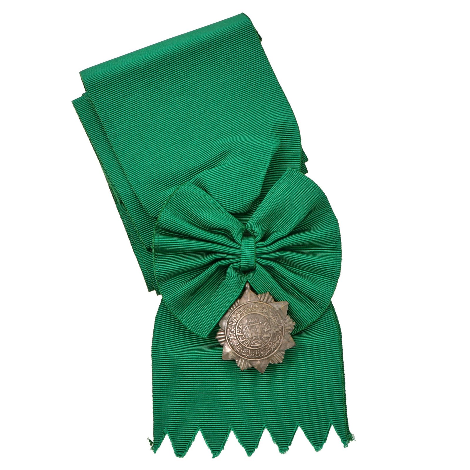 Original Afghan Pre-WWII Officer's Star of Honor for the Suppression of the Northern Rebellion of Habibullah Kalakani 1929 Sash Order