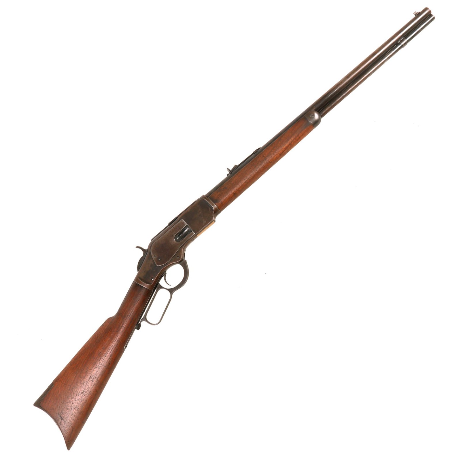 Buy Original U.S. Winchester Model 1873 .32-20 Repeating Rifle with Round Barrel Made in 1888 - Serial 257468B | Original Firearms Antique For Sale