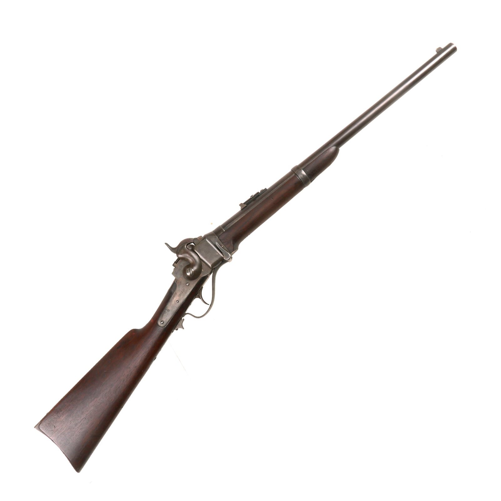 Buy Original U.S. Civil War Sharps New Model 1859 Saddle-Ring Carbine Converted to .50-70 Govt. in Excellent Condition - Serial 47243 | Original Firearms Antique For Sale