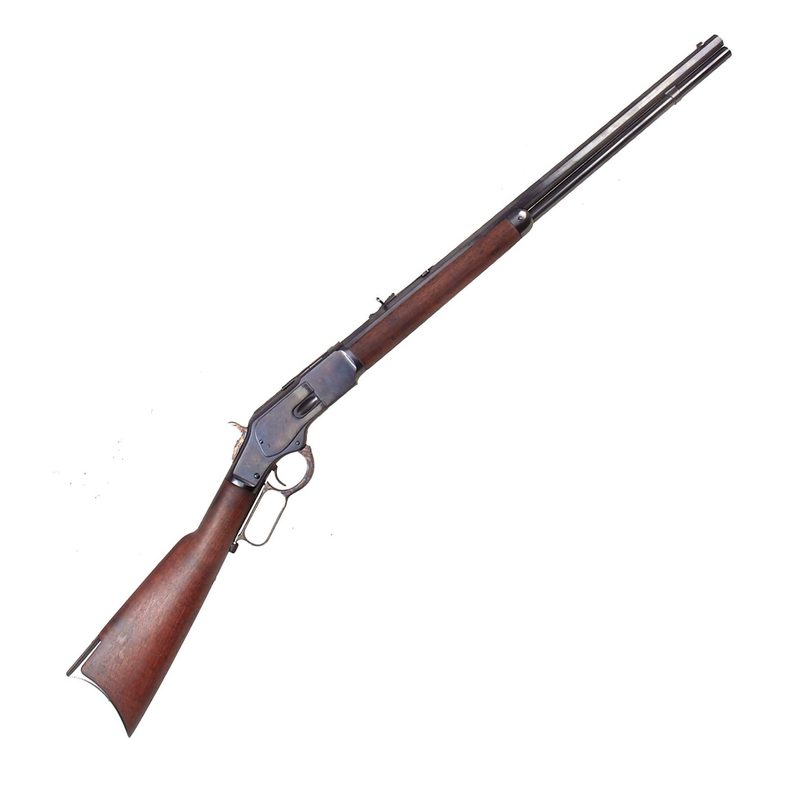 Buy Original U.S. Winchester Model 1873 .38-40 Repeating Rifle with Octagonal Barrel Made in 1889 - Serial 314489B | Original Firearms Antique For Sale