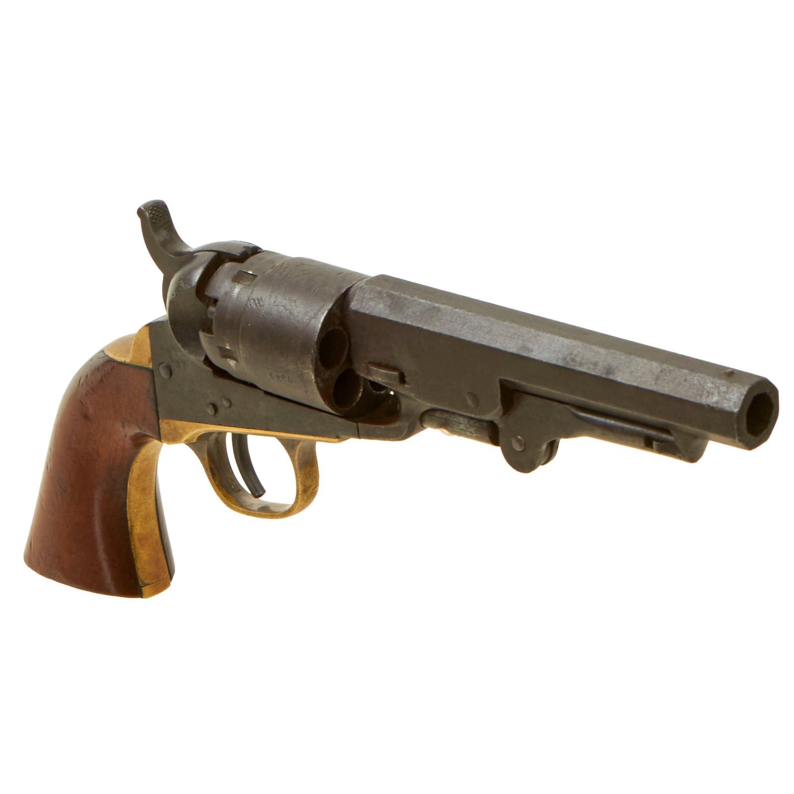 Buy Original Rare U.S. Civil War Colt M-1862 Pocket Navy .36cal Percussion Revolver with 4 ½" Barrel made in 1862 - Serial 10329 | Original Firearms Antique For Sale