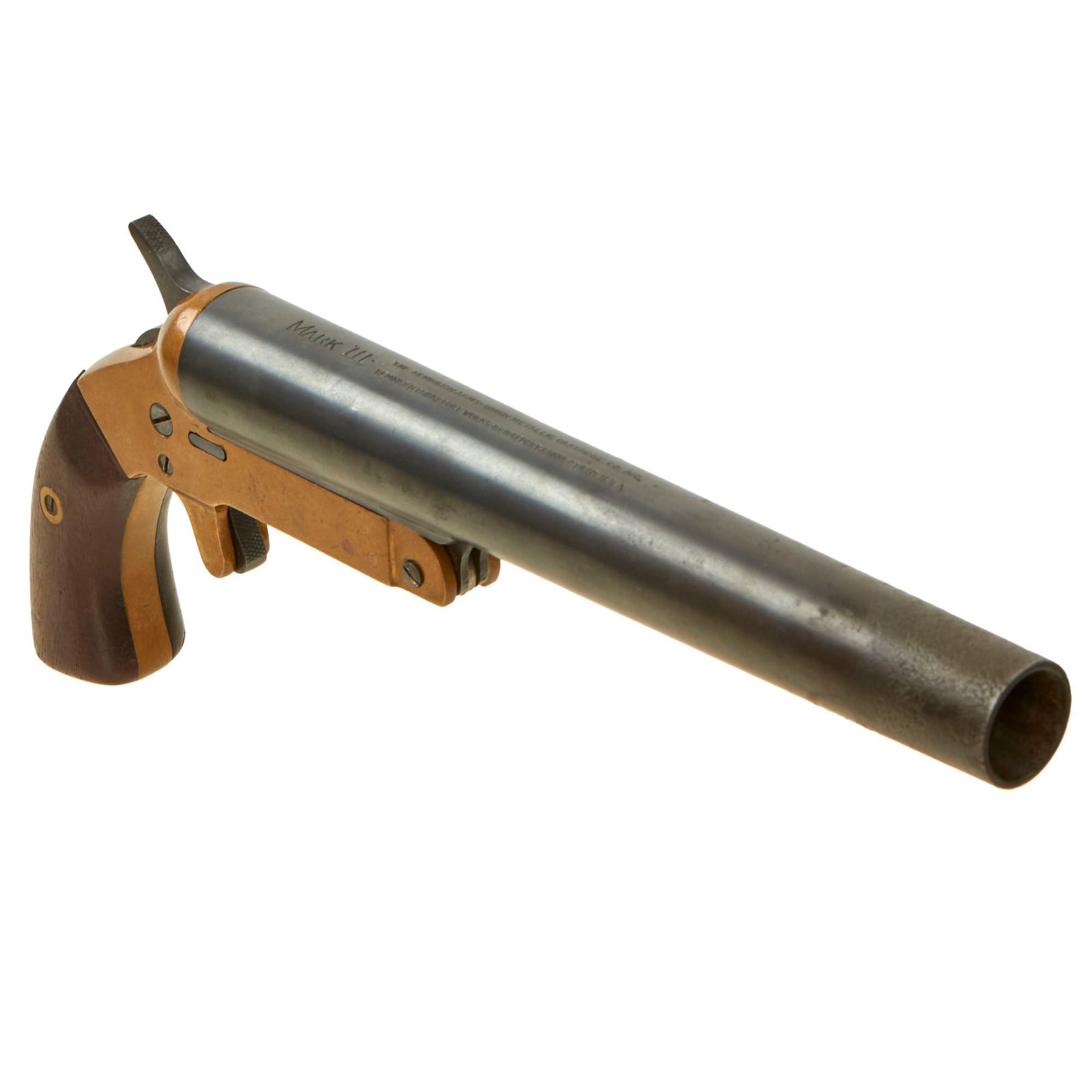 Buy Original U.S. WWI Remington Mark III Flare Signal Pistol - Serial 11427 | Original Firearms Antique For Sale