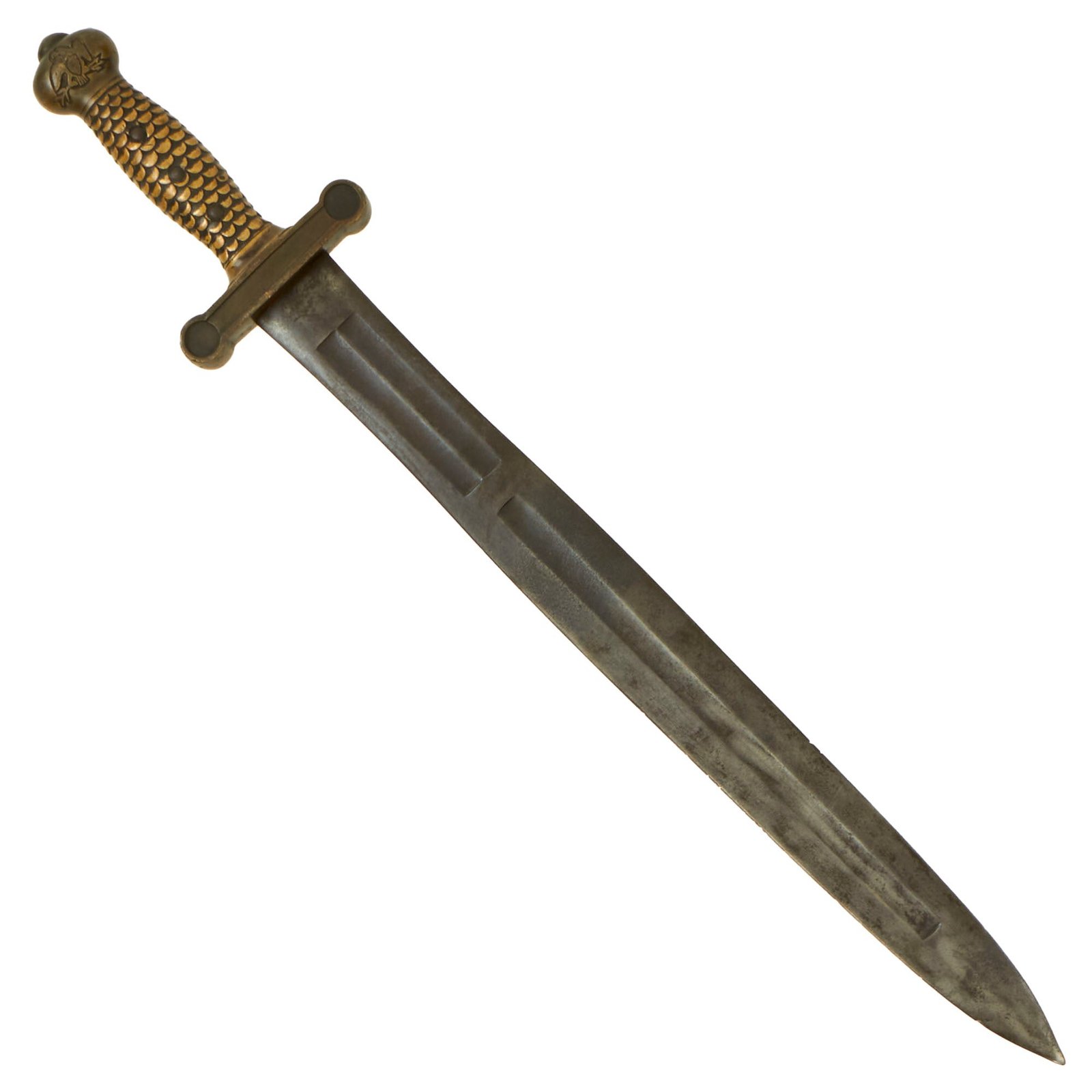 Buy Original U.S. Civil War Mexican American War Massachusetts Marked Ames Model 1832 Artillery Short Sword - “America’s Gladius” - Dated 1839 | Original Firearms Antique For Sale