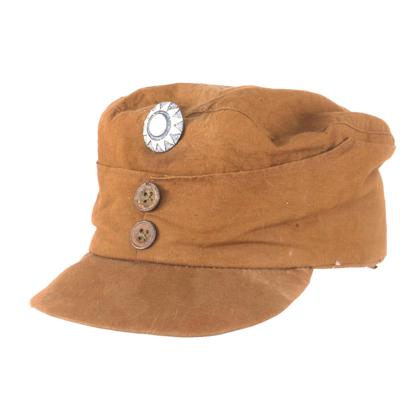 Buy Original WWII Chinese National Revolutionary Army KMT Field Cap with Insignia - Kuomintang | Original Firearms Antique For Sale