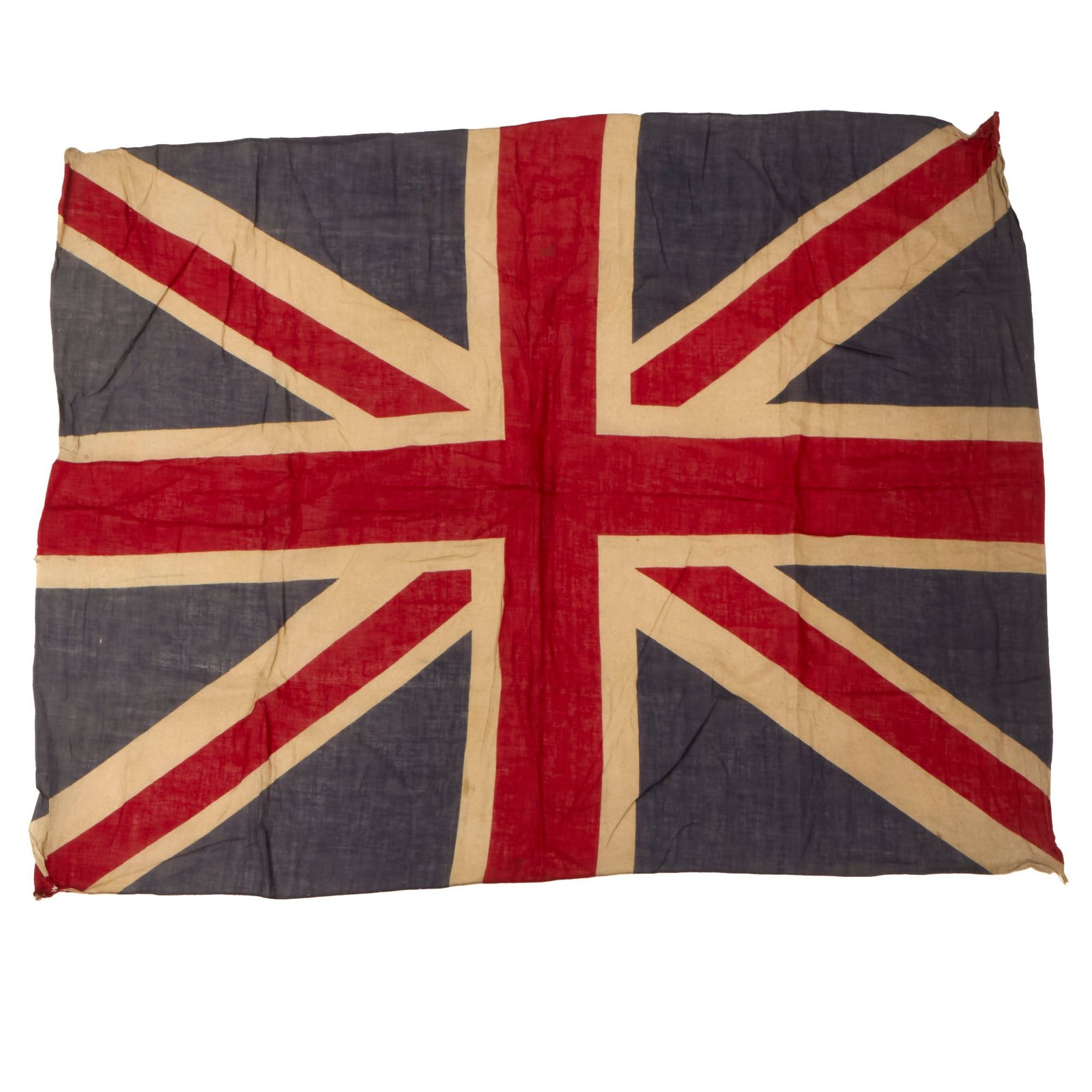 Buy Original British WWI Era Union Jack Printed Wool Flag - 34 x 46” | Original Firearms Antique For Sale