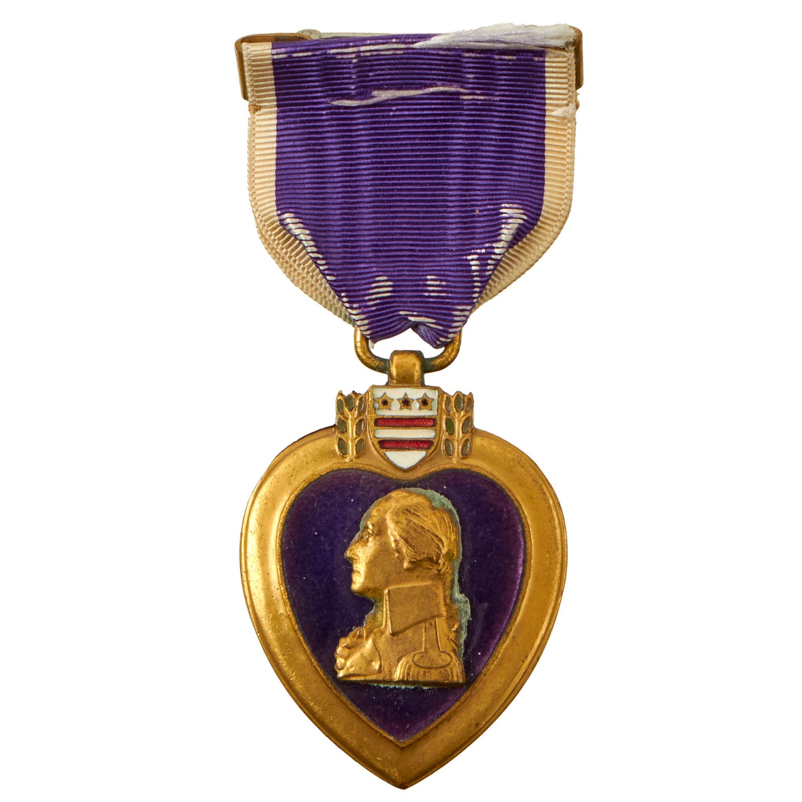 Buy Original U.S. WWI “Fighting 69th” 42nd Division Engraved Purple Heart Medal with Research Paperwork - James Edward Skinnion | Original Firearms Antique For Sale