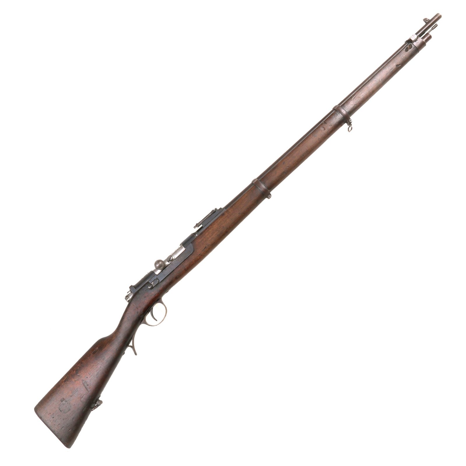 Buy Original Portuguese Kropatschek M.1886 Infantry Rifle made by ŒWG Steyr Dated 1886 - Serial PP241 | Original Firearms Antique For Sale