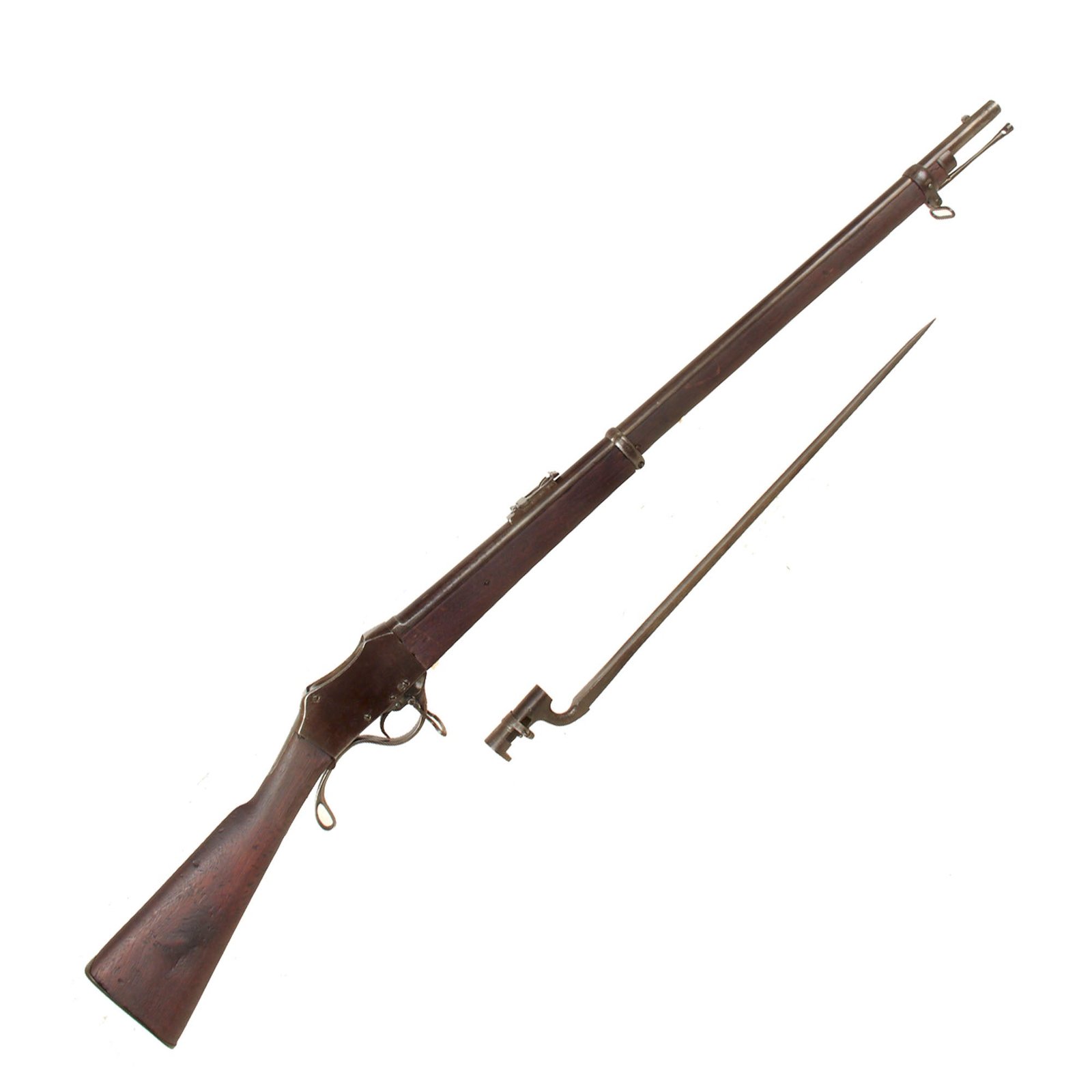 Buy Original Nepalese Gahendra Martini .577/.450 First Model Rifle with Bayonet - circa 1890 | Original Firearms Antique For Sale
