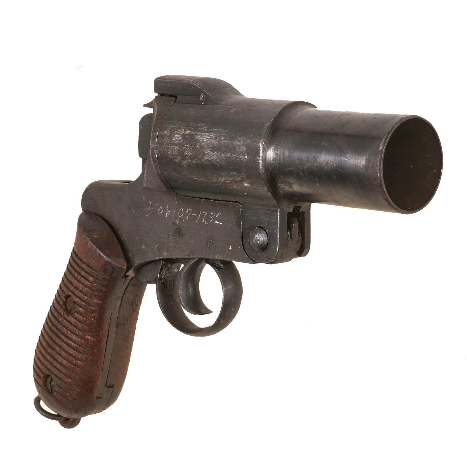Buy Original Japanese WWII 35mm Type 10 Flare Signal Pistol - Serial 7986 | Original Firearms Antique For Sale